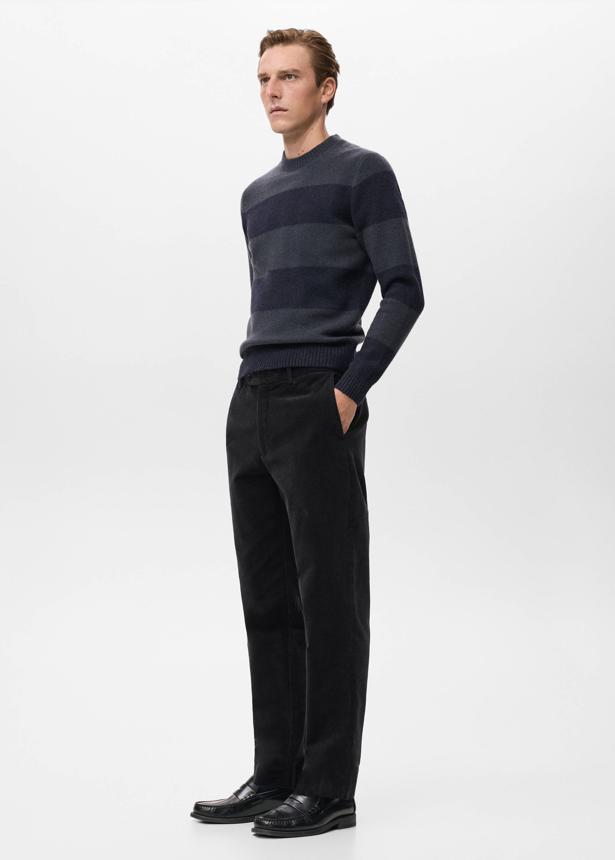 Pantalón regular fit algodón pana - Detalle del artículo 2