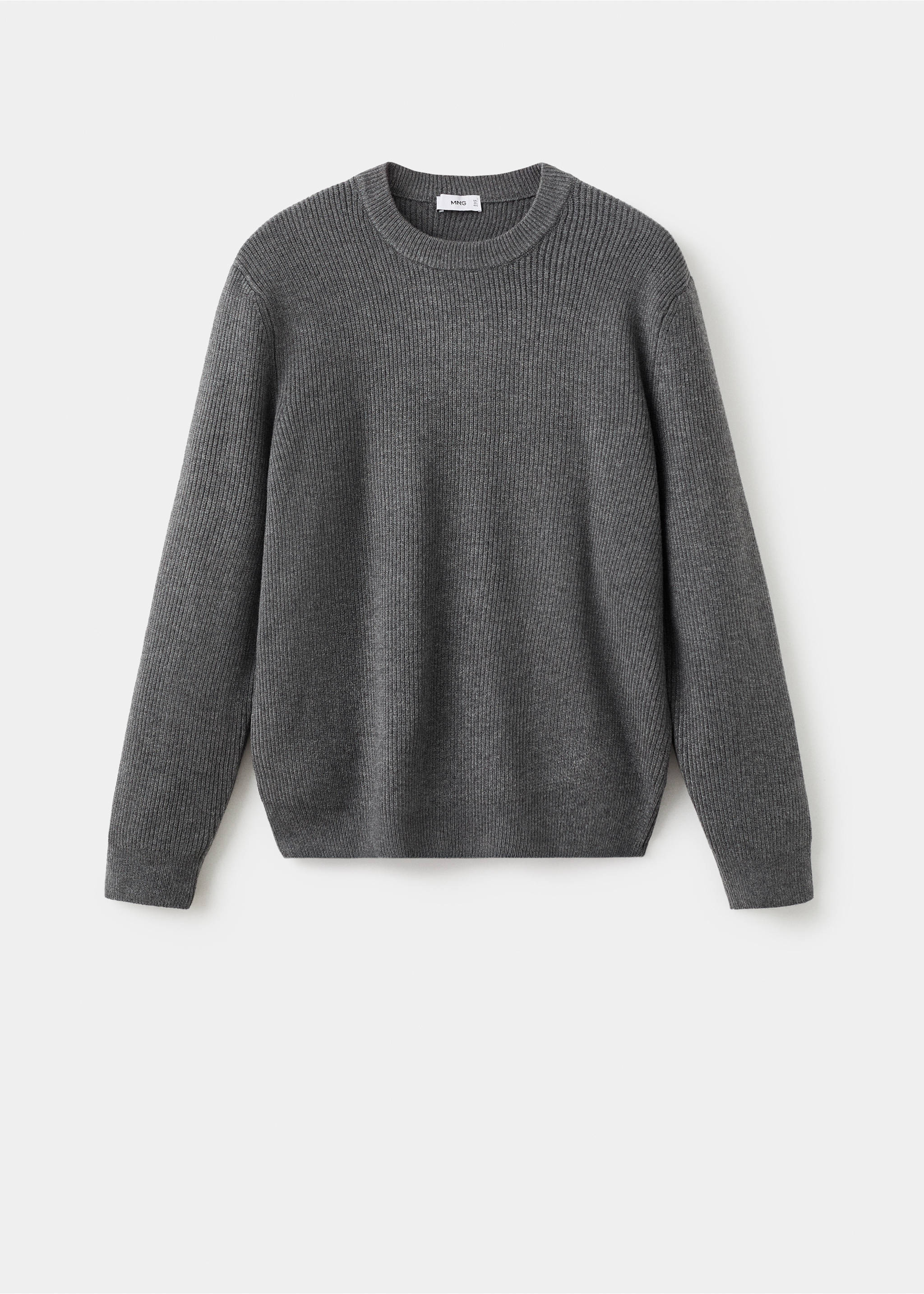 Jersey punto canalé - Artículo sin modelo, Gris oscuro vigoré. Ref: 17007900-00.