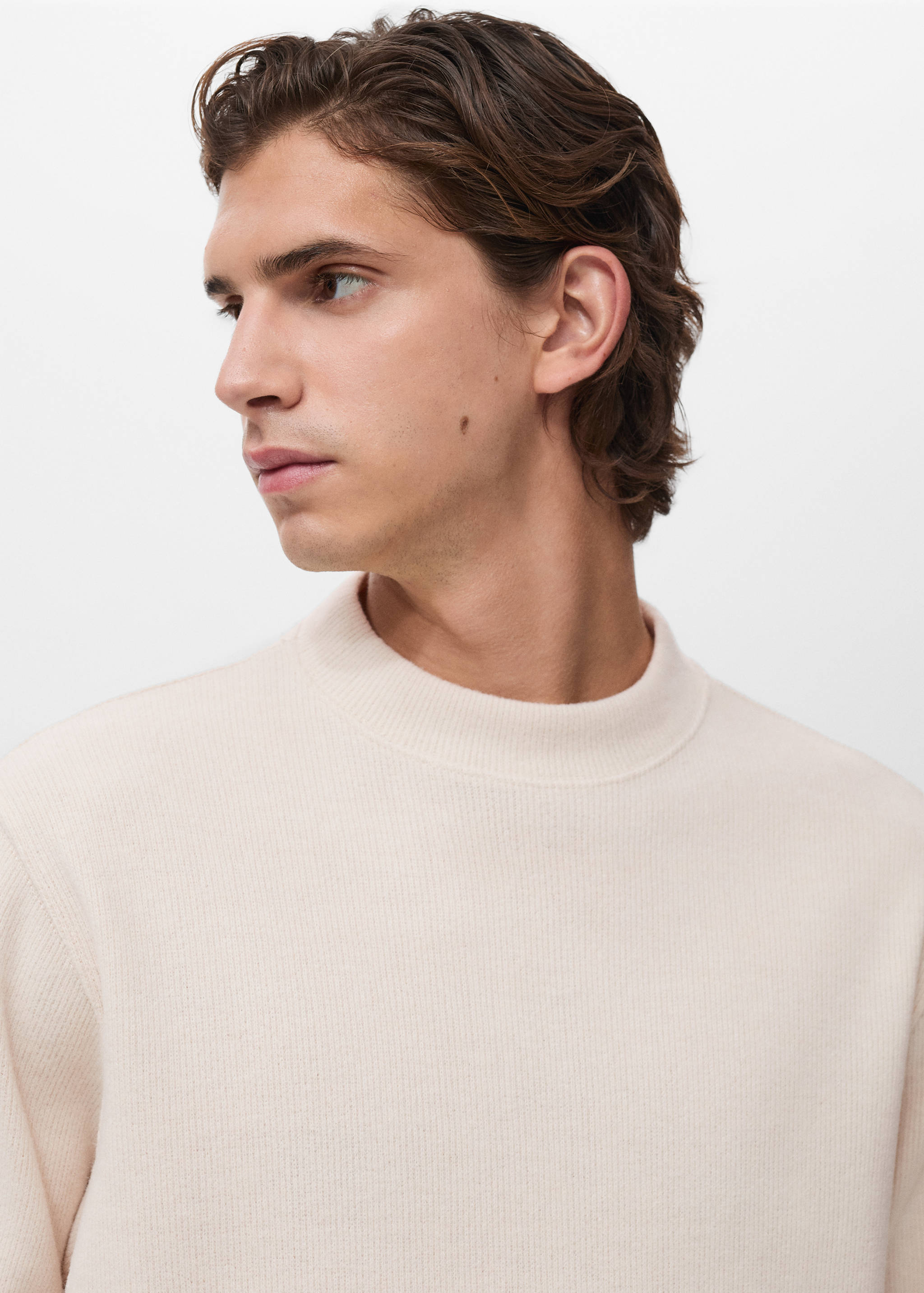Regular Fit Sweatshirt aus Strick - Detail des Artikels 1