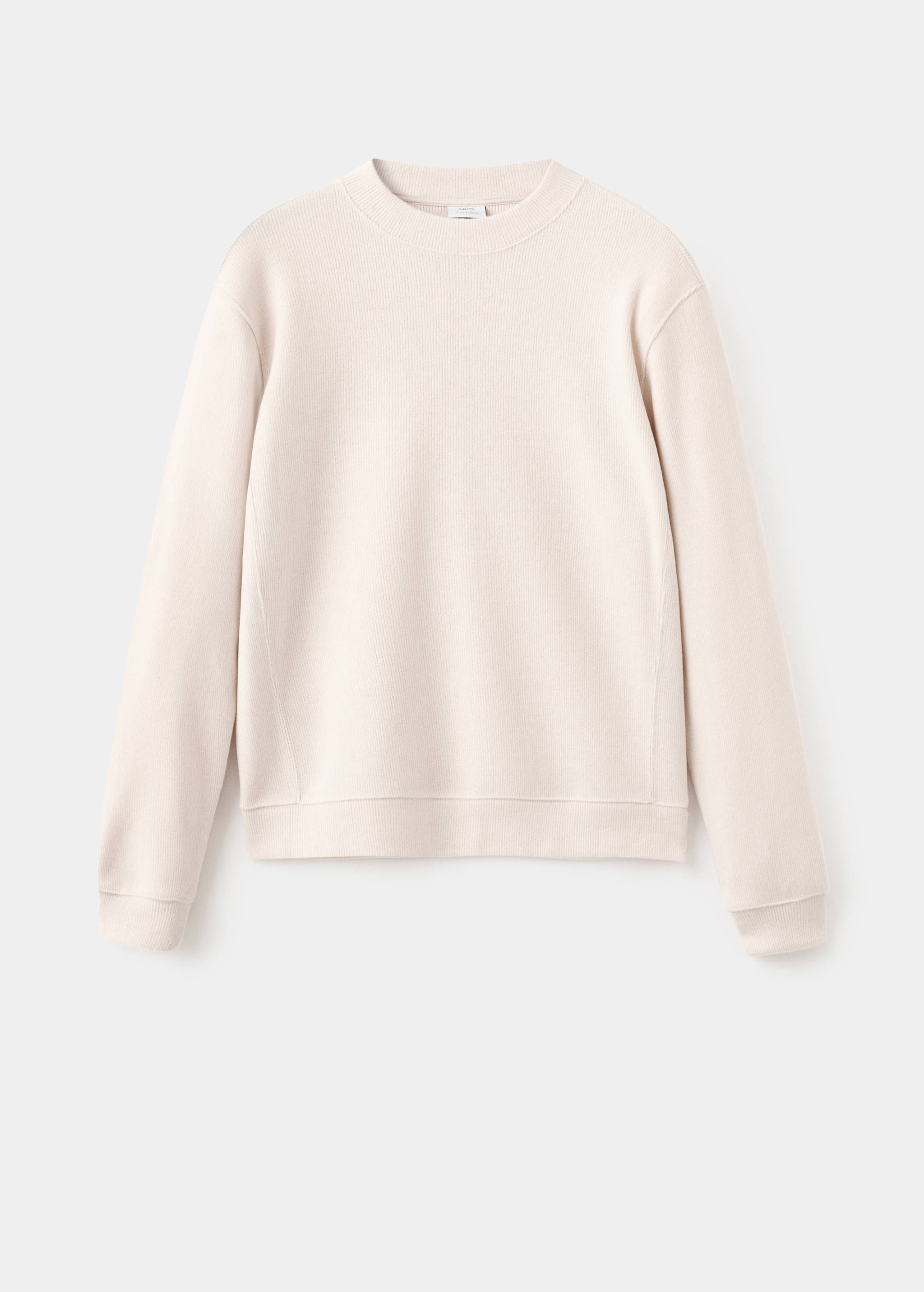 Regular Fit Sweatshirt aus Strick - Artikel ohne Model