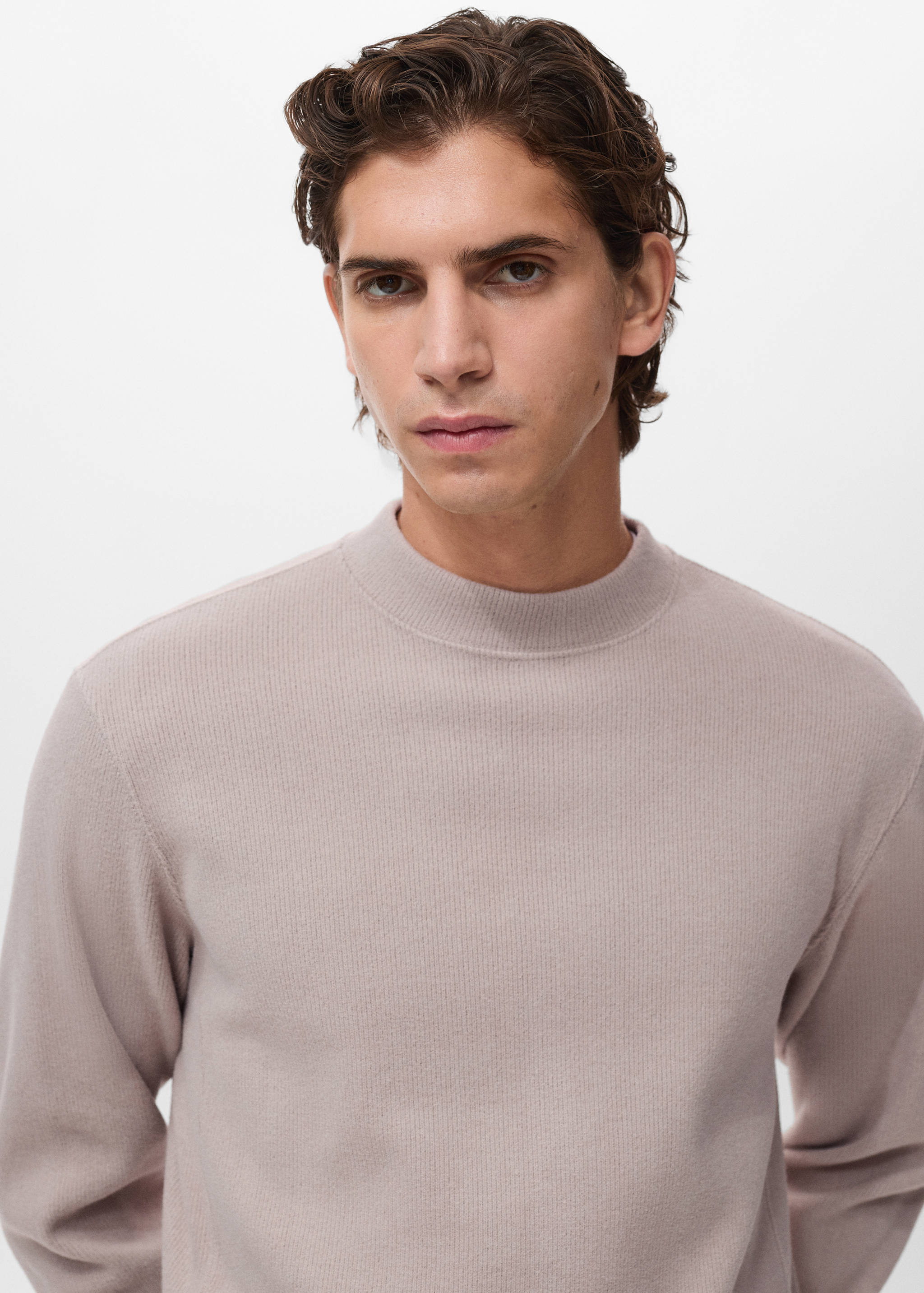 Regular Fit Sweatshirt aus Strick - Detail des Artikels 1