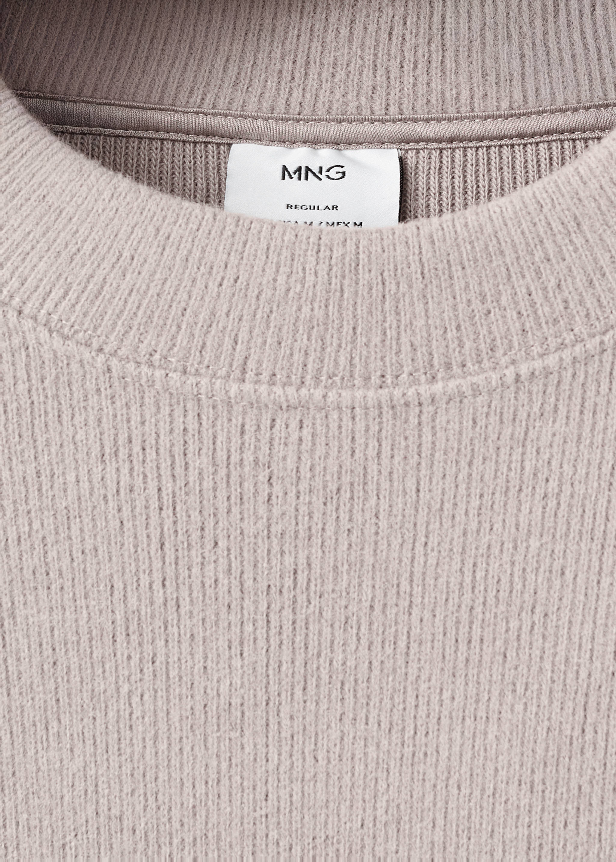 Regular Fit Sweatshirt aus Strick - Detail des Artikels 8