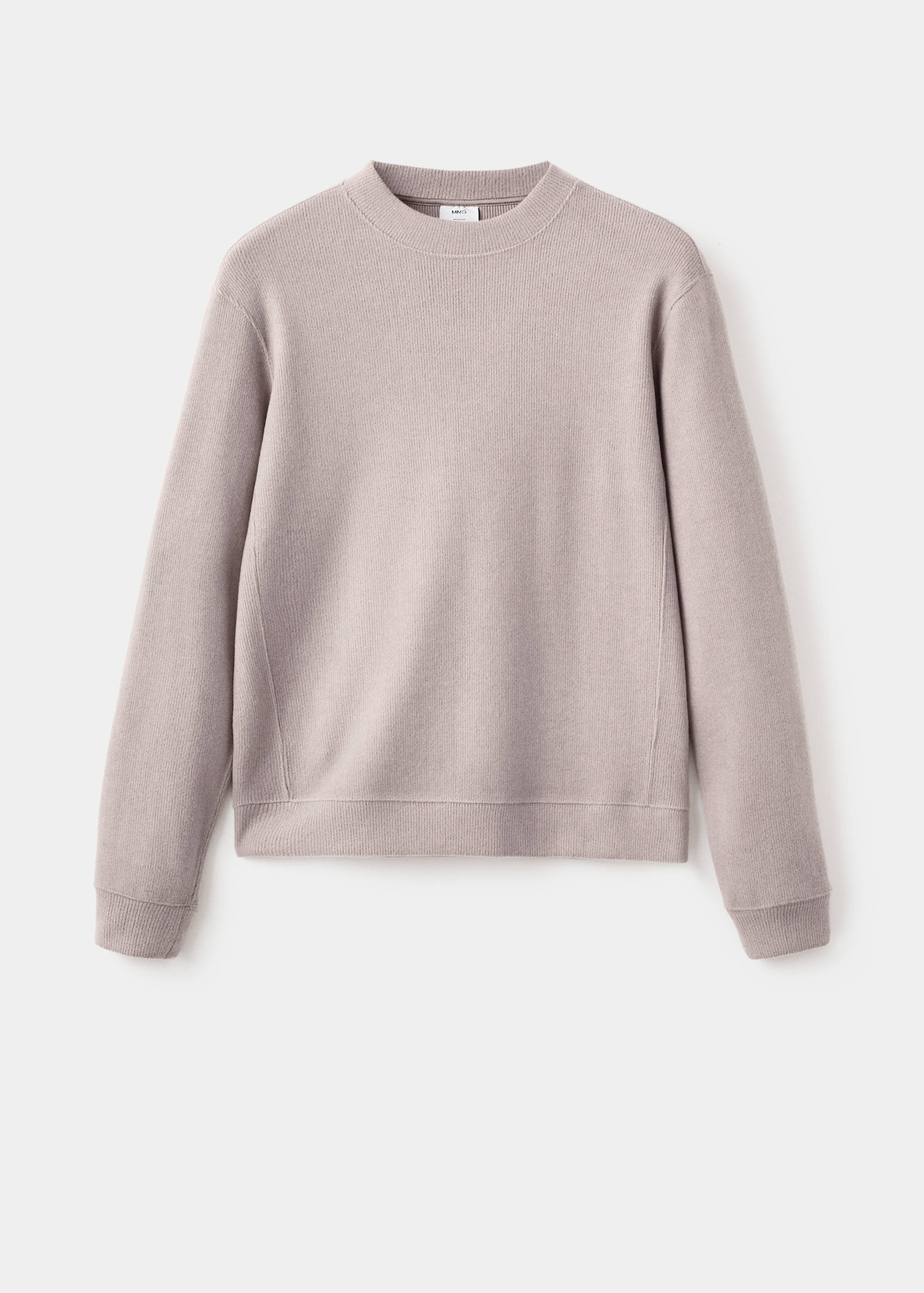 Regular Fit Sweatshirt aus Strick - Artikel ohne Model