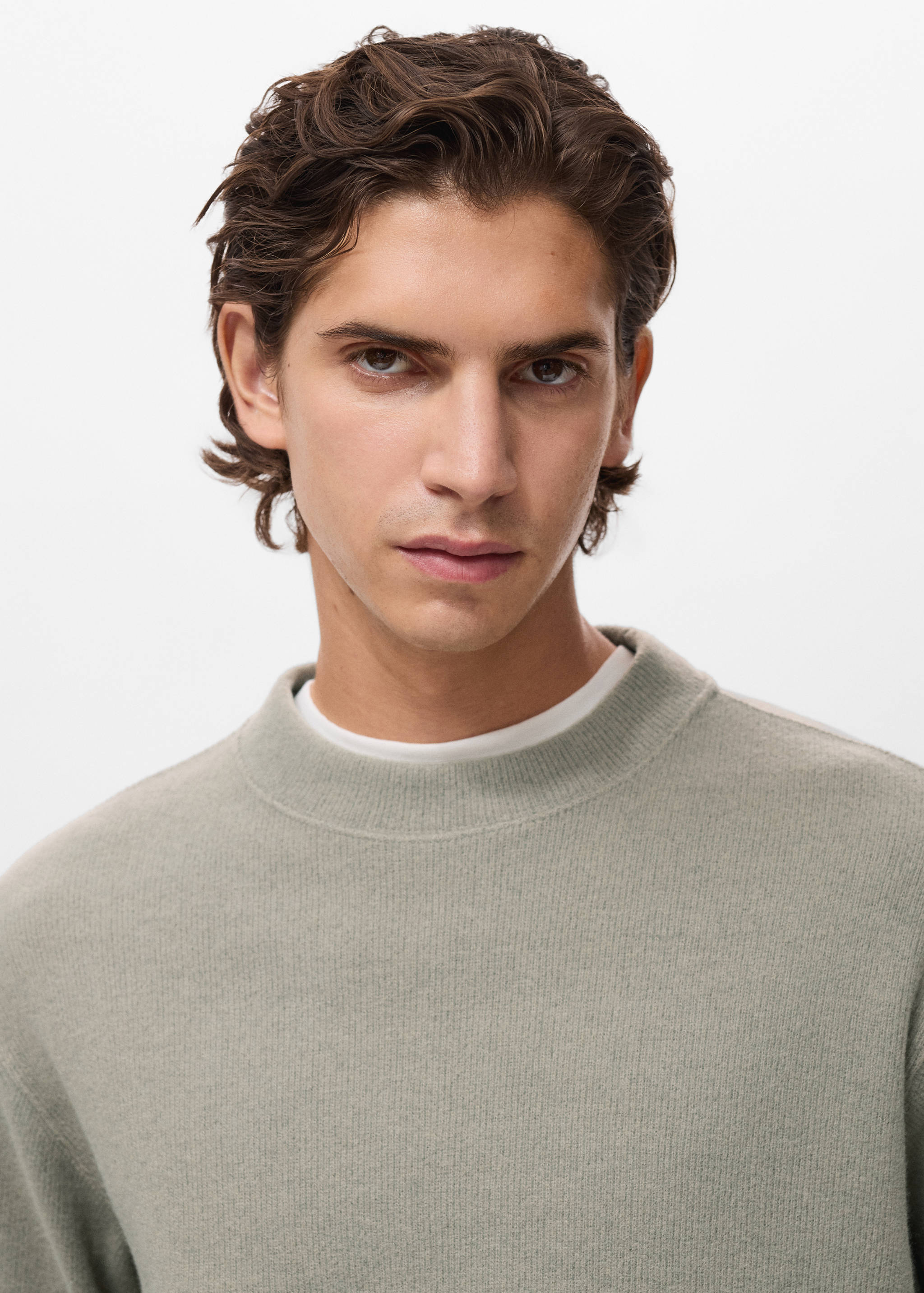 Regular Fit Sweatshirt aus Strick - Detail des Artikels 1