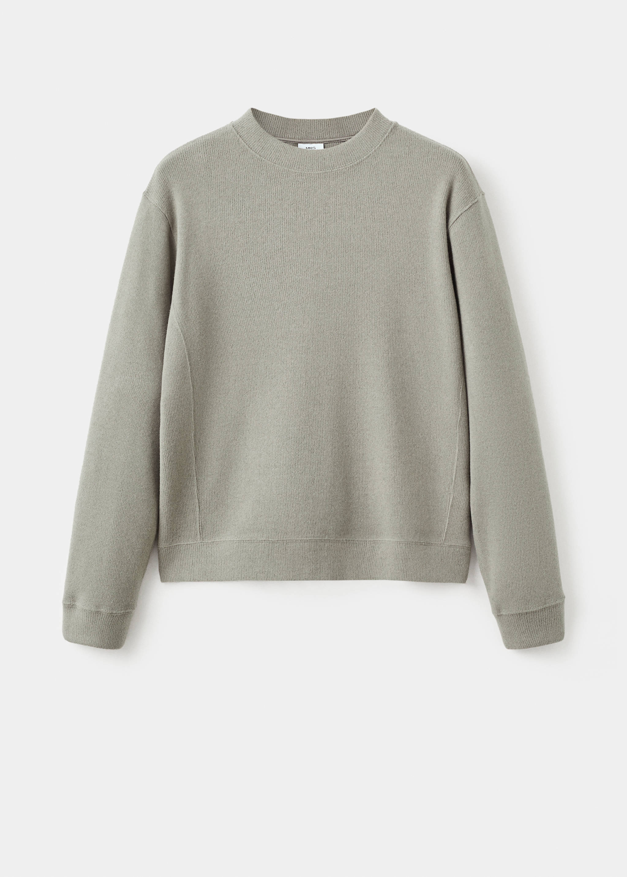 Regular Fit Sweatshirt aus Strick - Artikel ohne Model