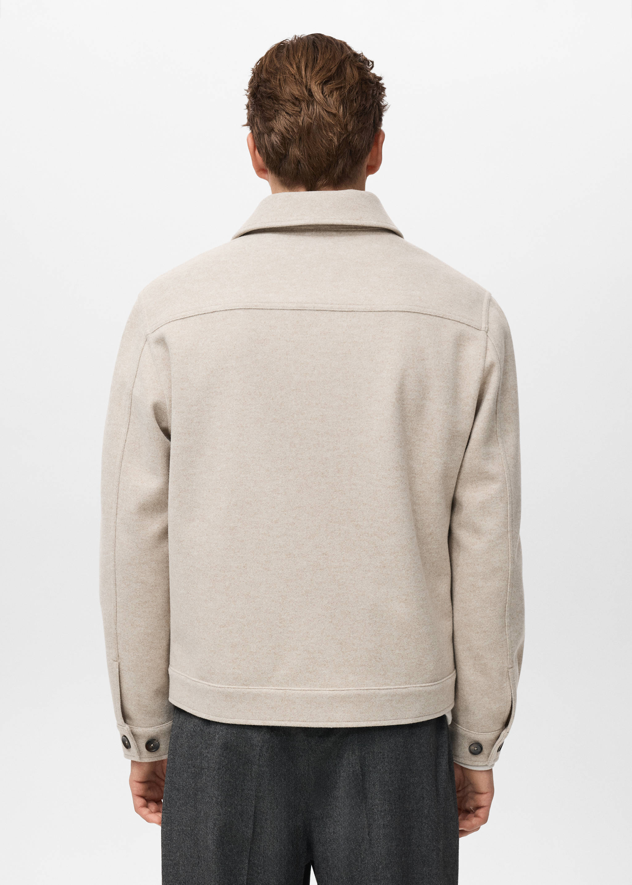 Sobrecamisa franela bolsillos - Reverso del artículo