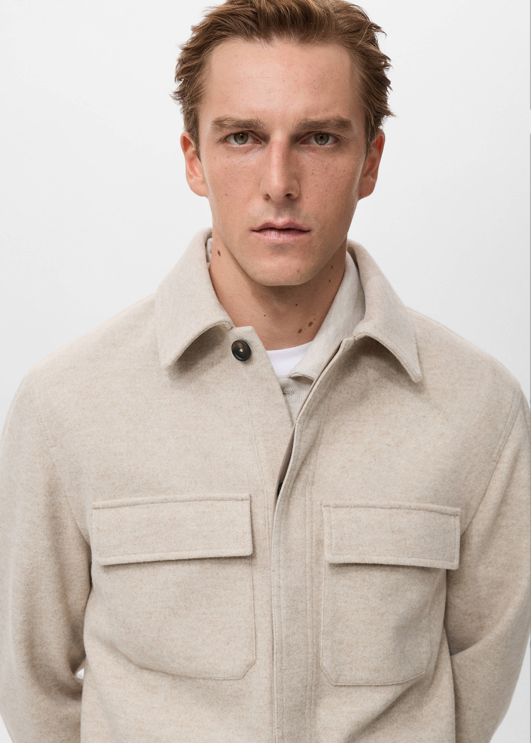 Sobrecamisa franela bolsillos - Detalle del artículo 1