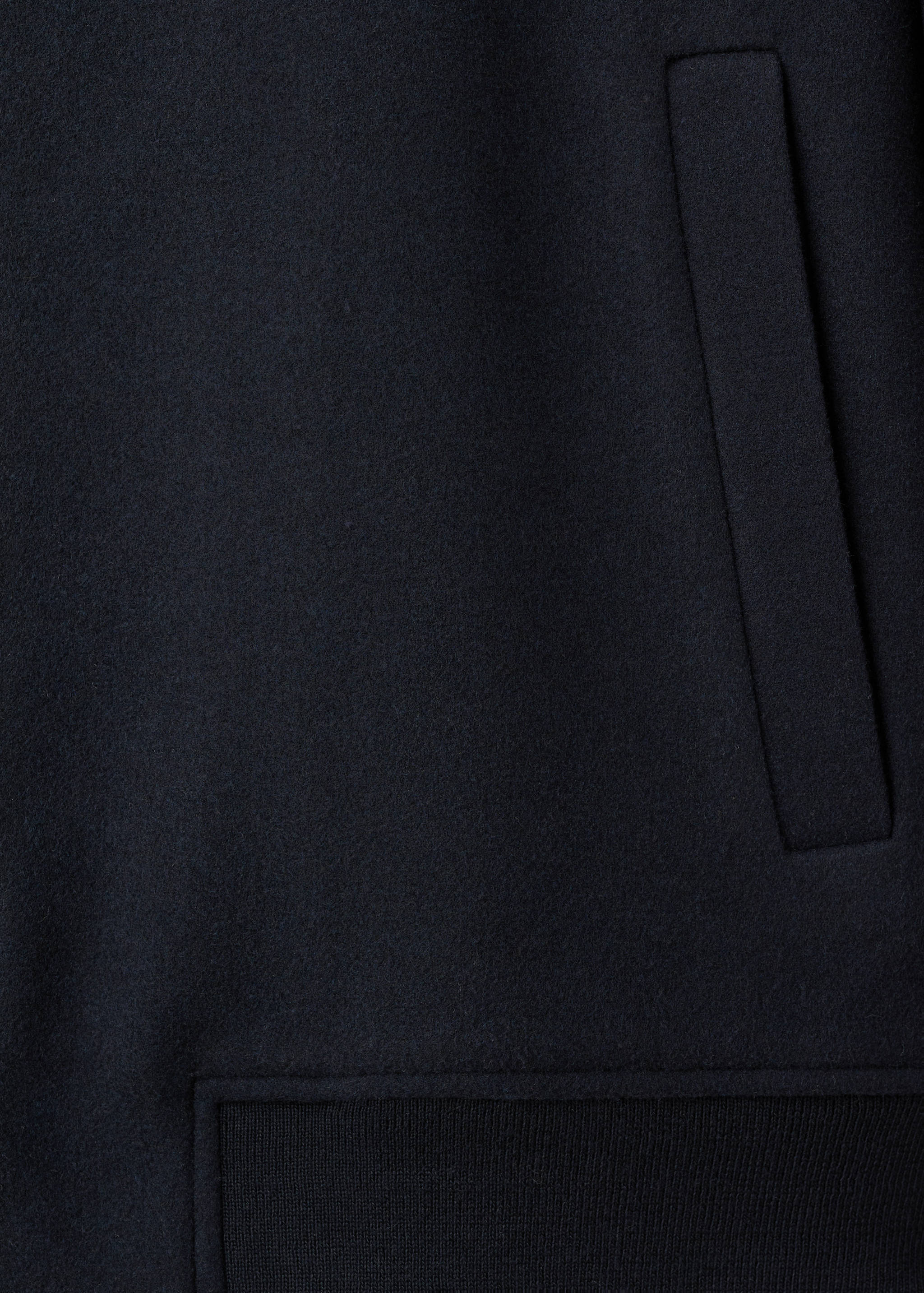 Bomber hoodie with zip - Details of the article 0