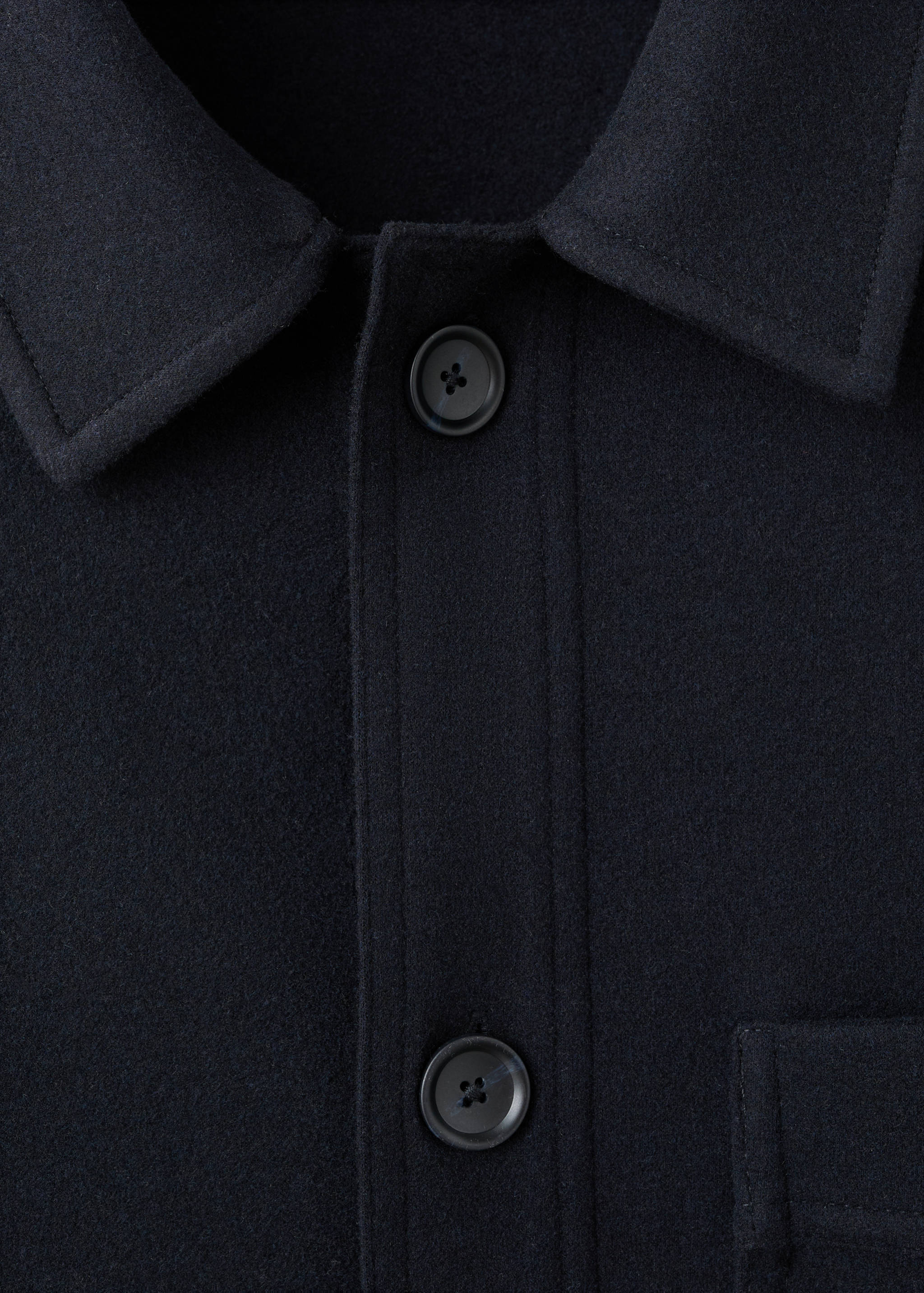 Regular fit flannel overshirt - Details of the article 8