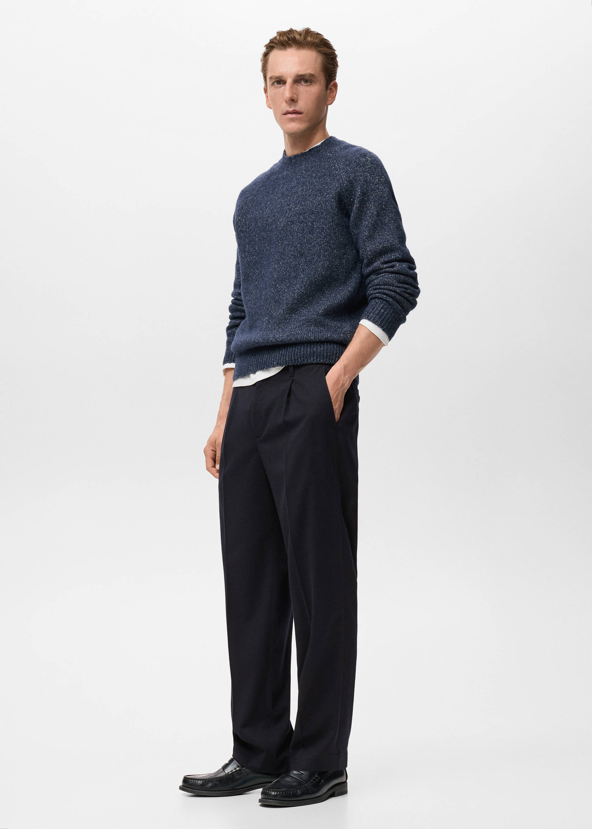 Fine-knit wool-blend sweater - Details of the article 2