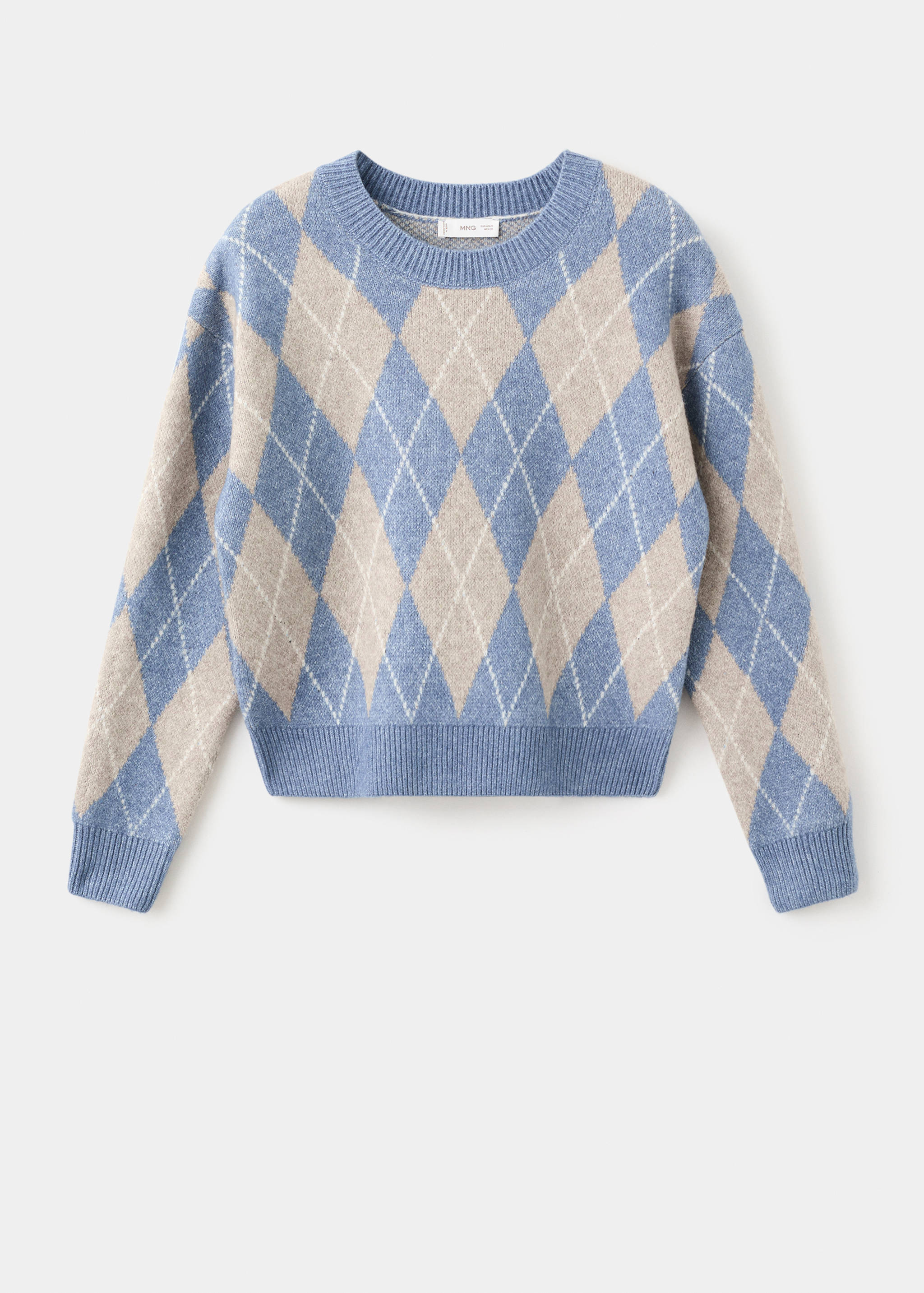Rhombus design sweater - Article without model