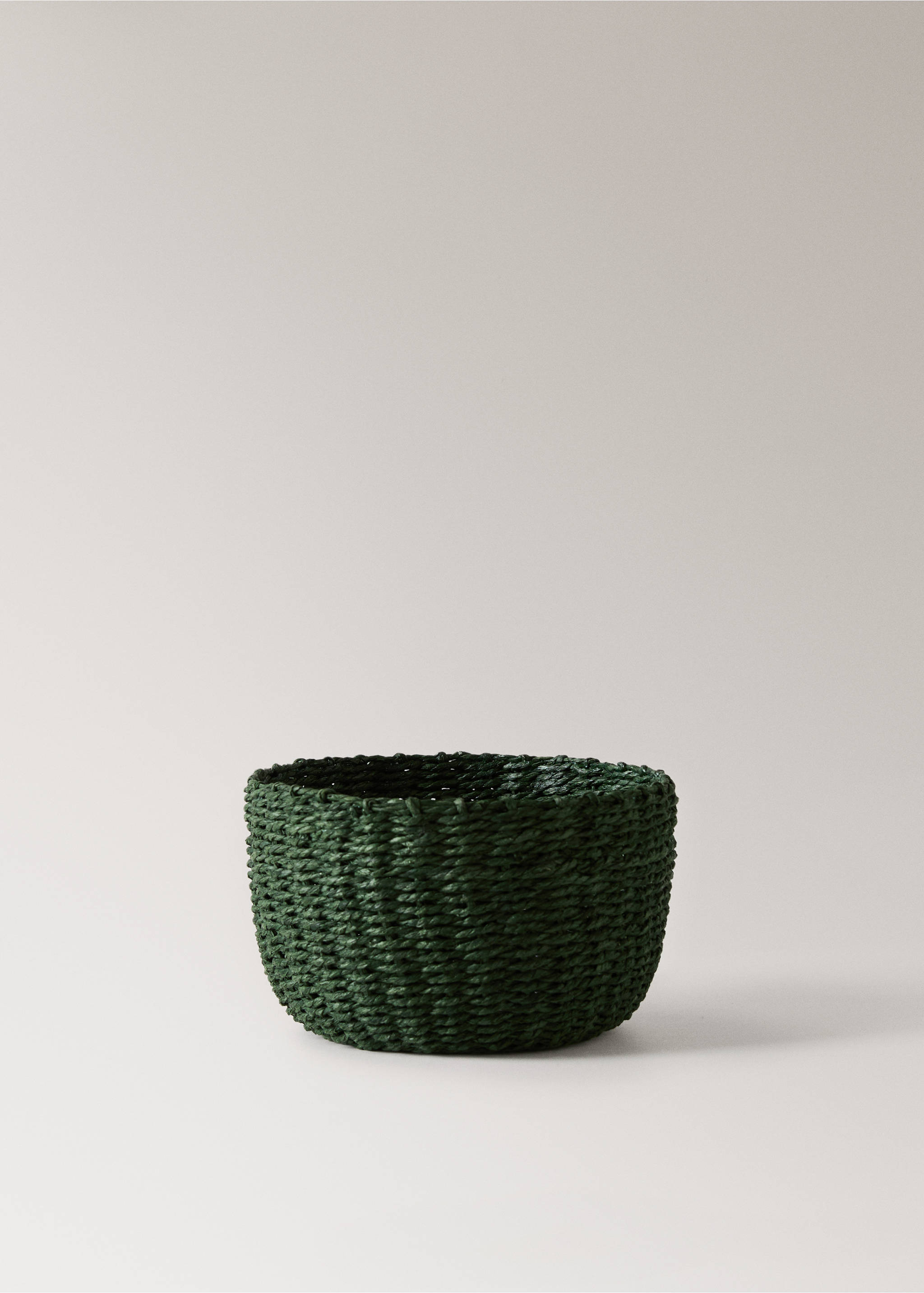 Ronde papieren mand - Artikel zonder model, Groen. Ref: 17008278-00.