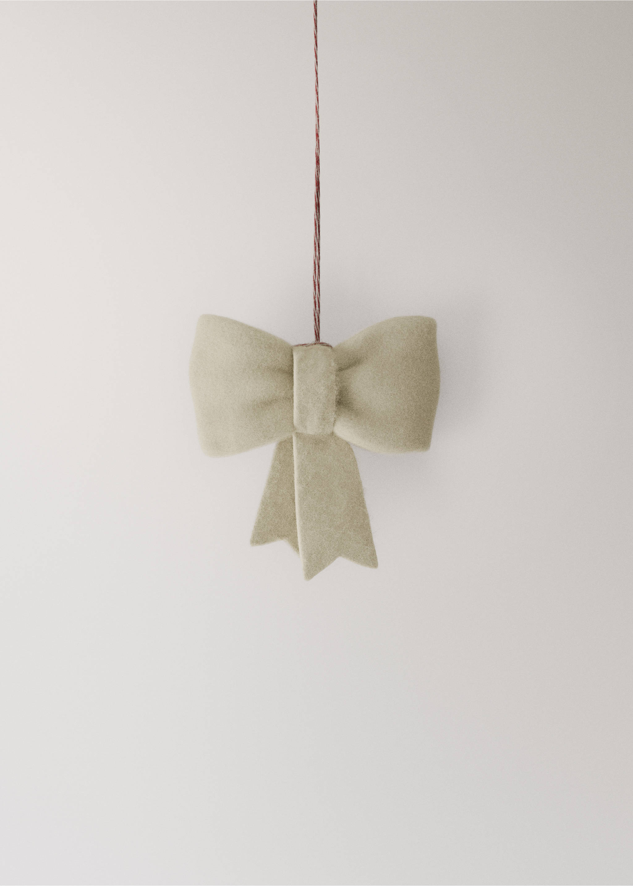 Felt bow decorations - Details of the article 1, White. Ref: 17008296-00.