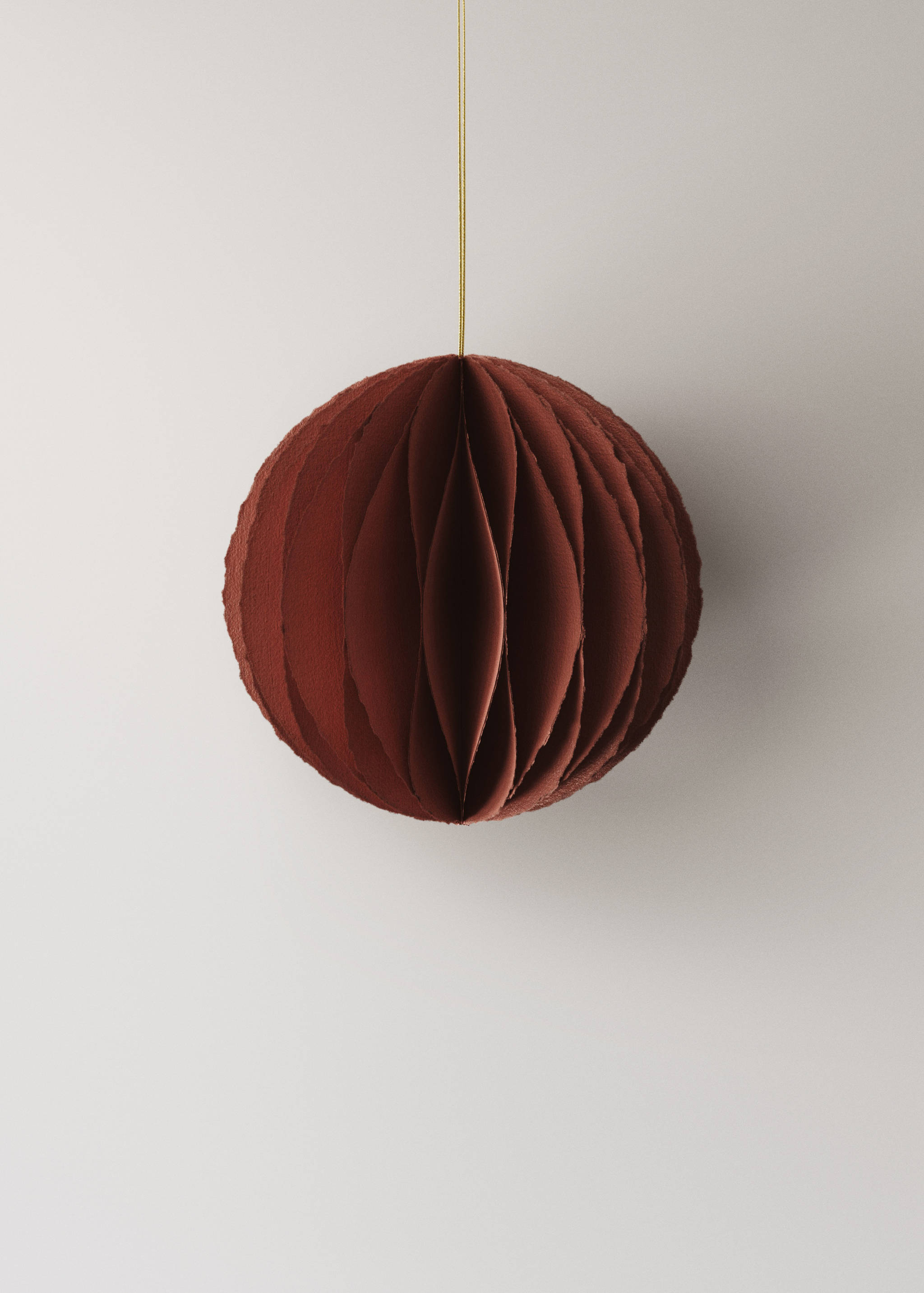 Spherical paper tree decoration - Article without model