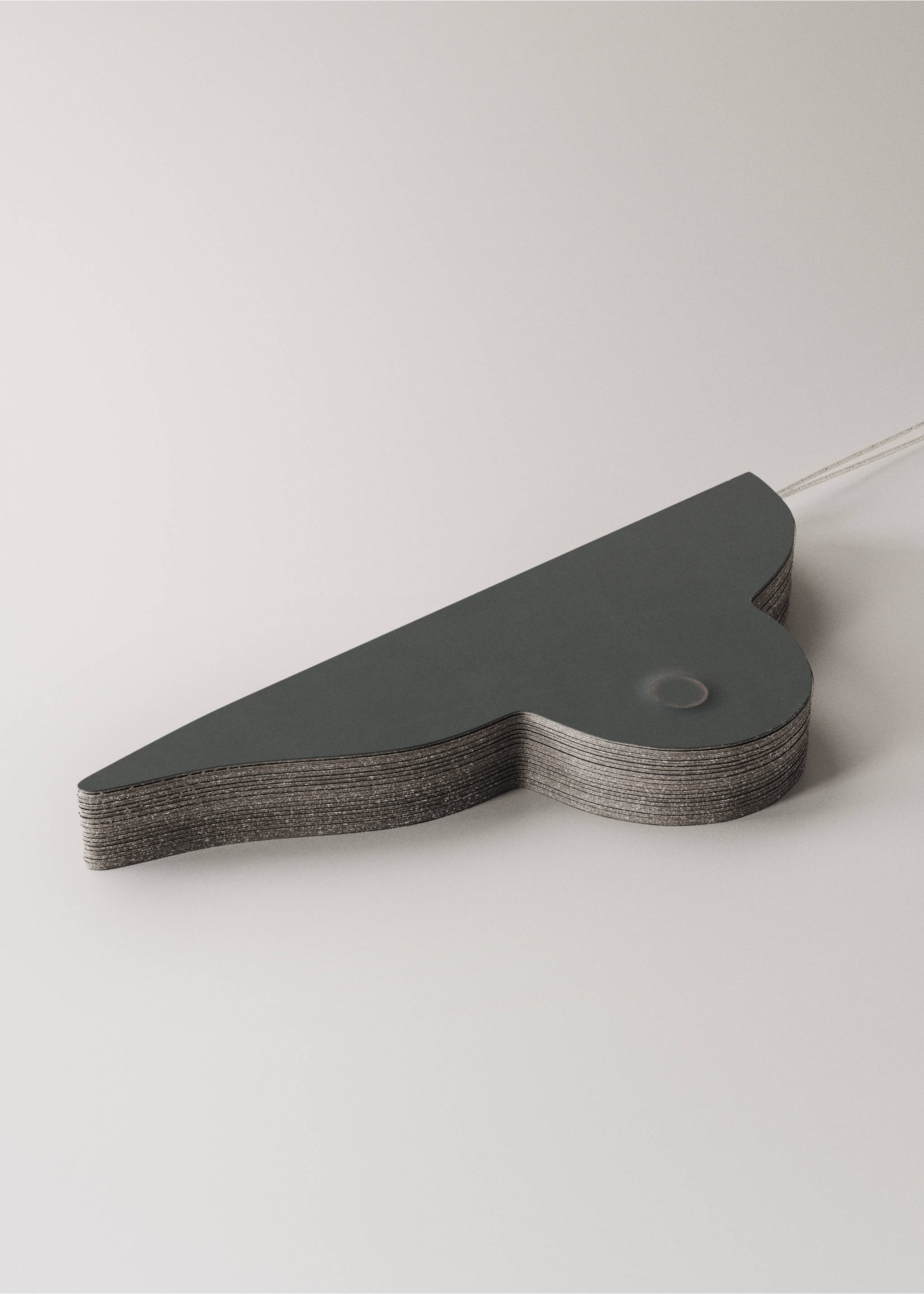 Medium paper tree decorations - Details of the article 3, Grey. Ref: 17008309-00.