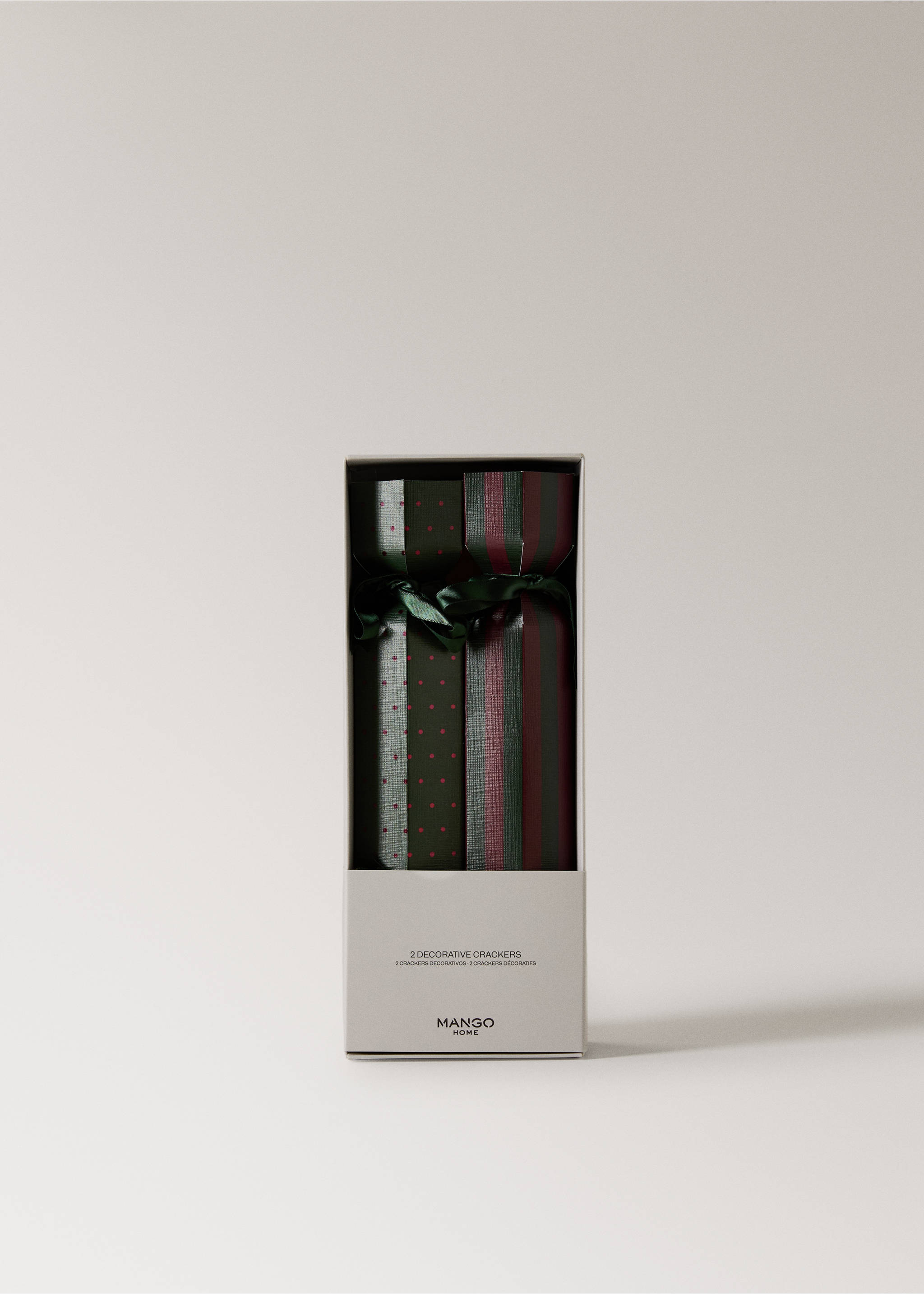 Fillable surprise crackers 23.5 cm - Details of the article 2, Green. Ref: 17008315-00.