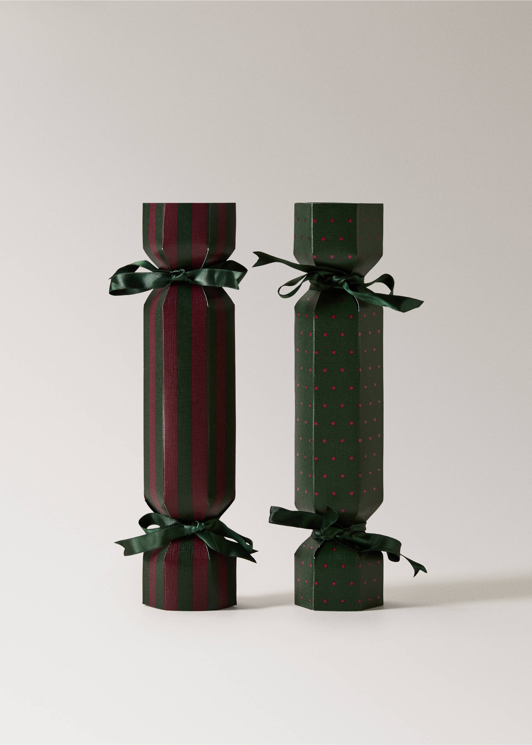 Fillable surprise crackers 23.5 cm - Article without model, Green. Ref: 17008315-00.