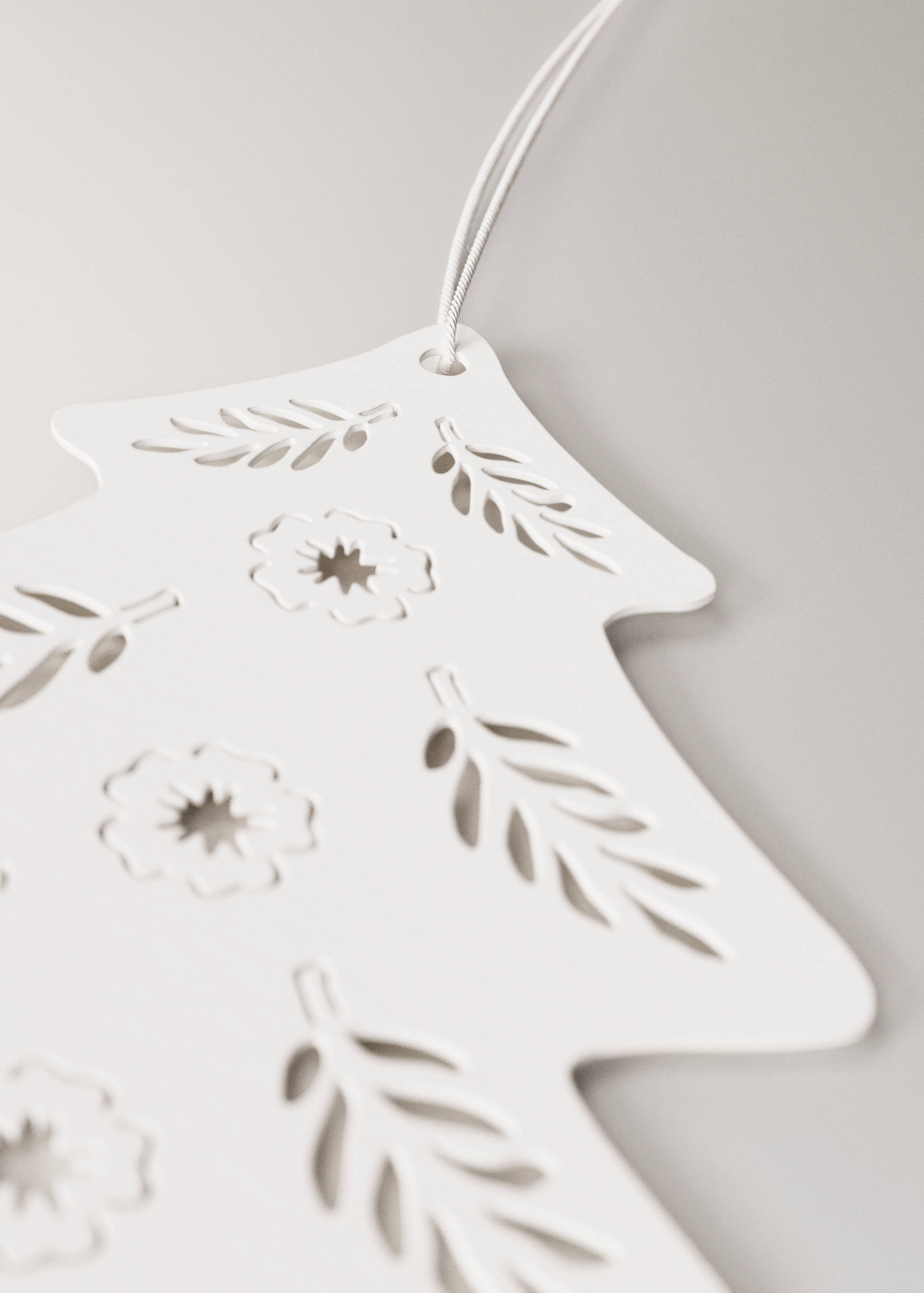 Weihnachtsbaumanhänger aus Papier, 9 Stk - Detail des Artikels 2