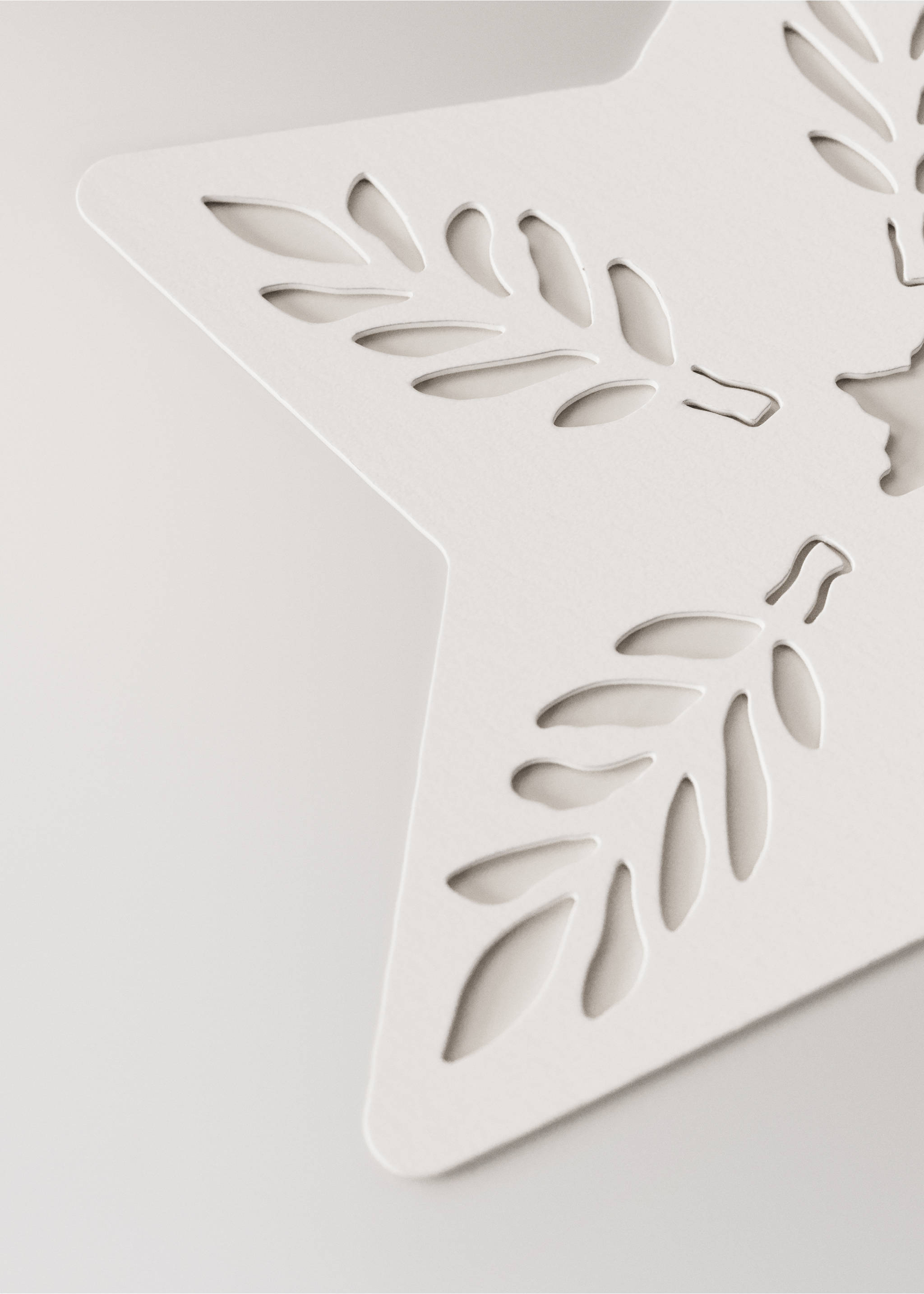 Weihnachtsbaumanhänger aus Papier, 9 Stk - Detail des Artikels 3, Weiß. Ref: 17008320-00.