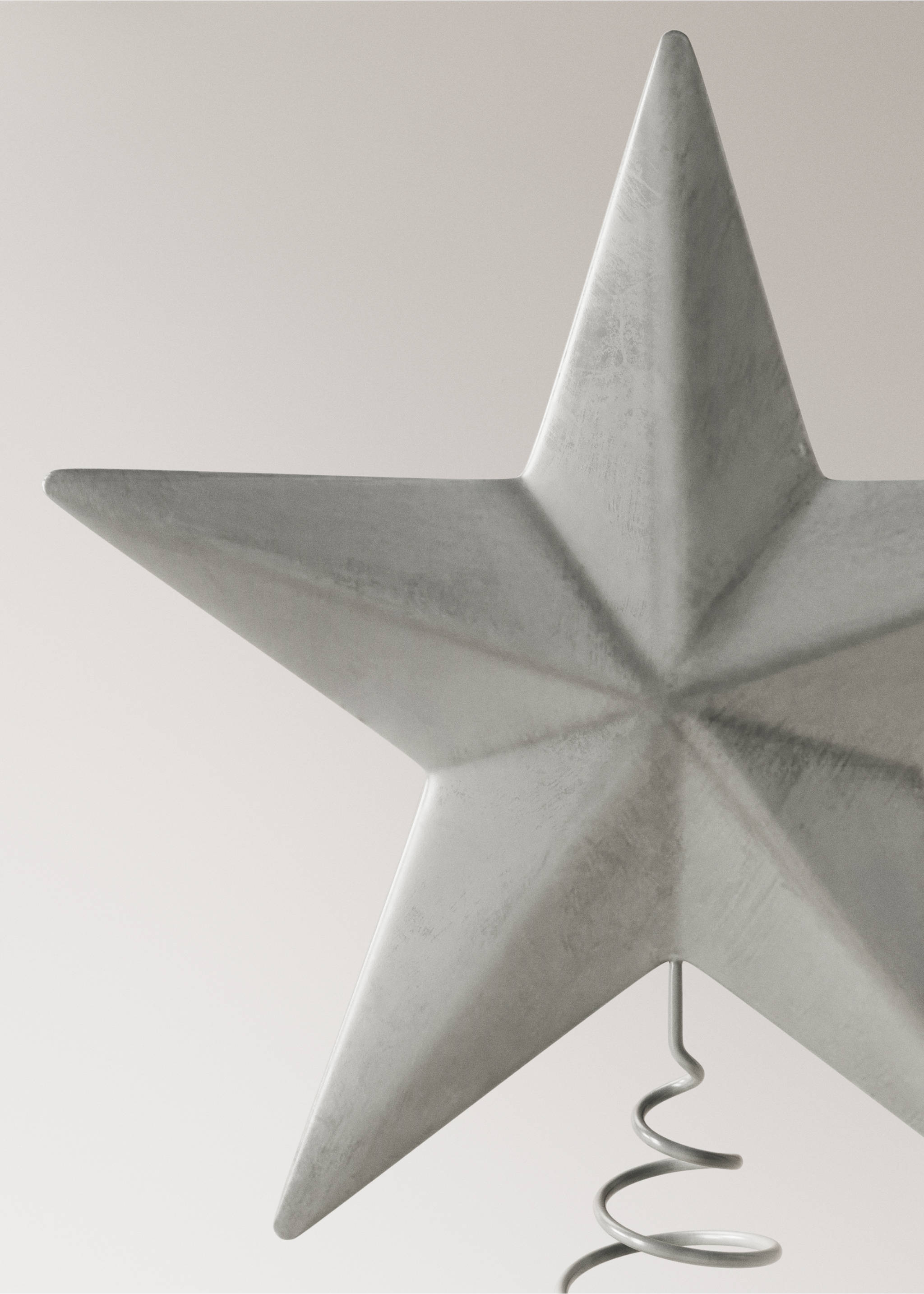 Tree top star - Details of the article 2, Silver. Ref: 17008332-00.