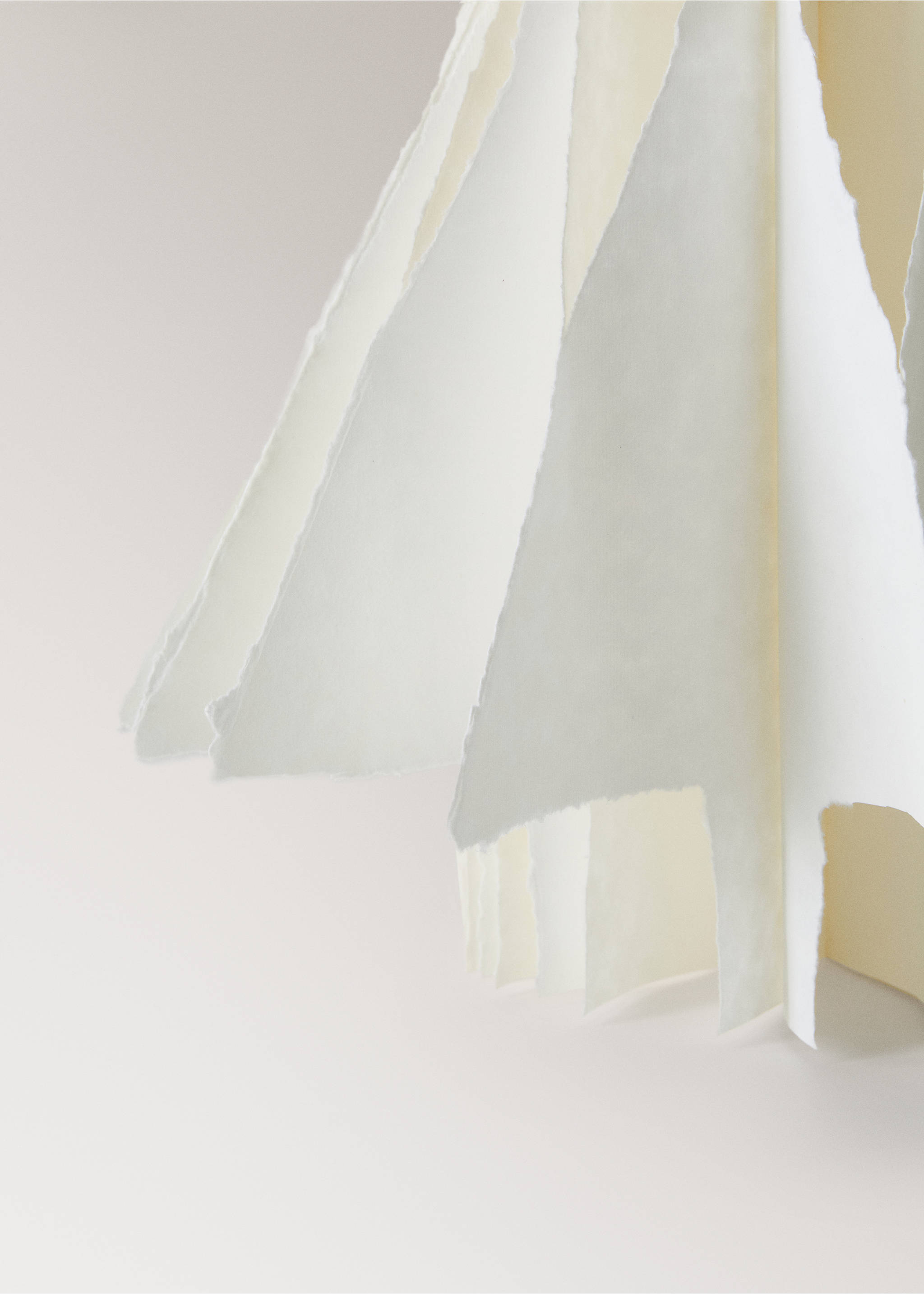 Arbre de Nadal de paper gran 80 cm - Detall de l'article 2, Cru. Ref: 17008340-00.