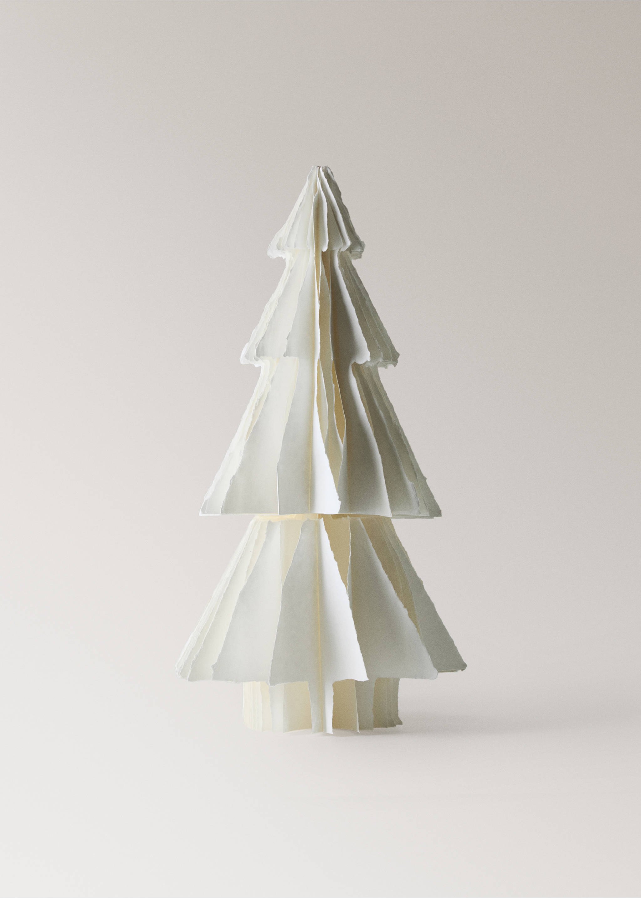 Arbre de Nadal de paper gran 80 cm - Article sense model, Cru. Ref: 17008340-00.