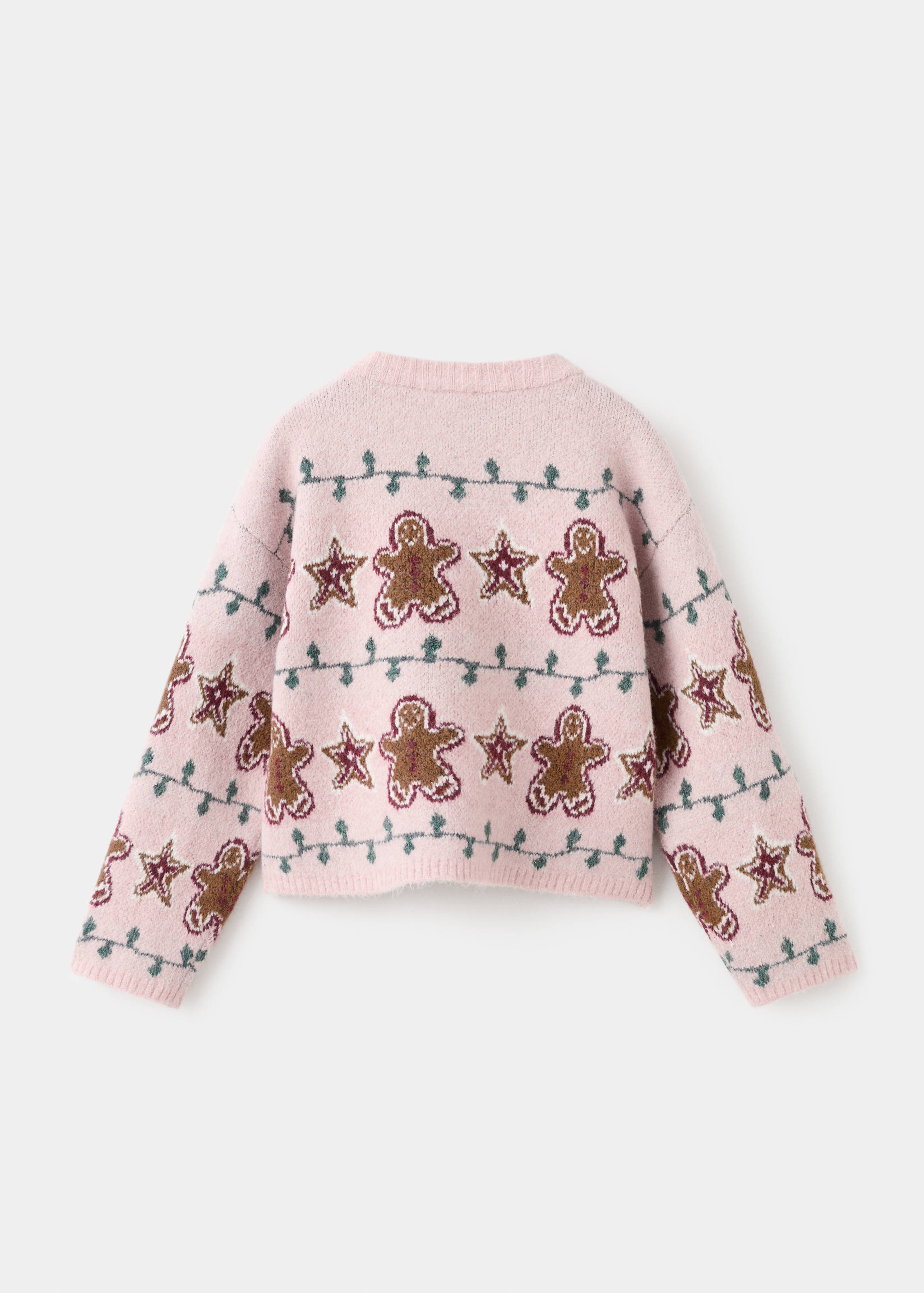 Jersey punto estampado navideño - Reverso del artículo