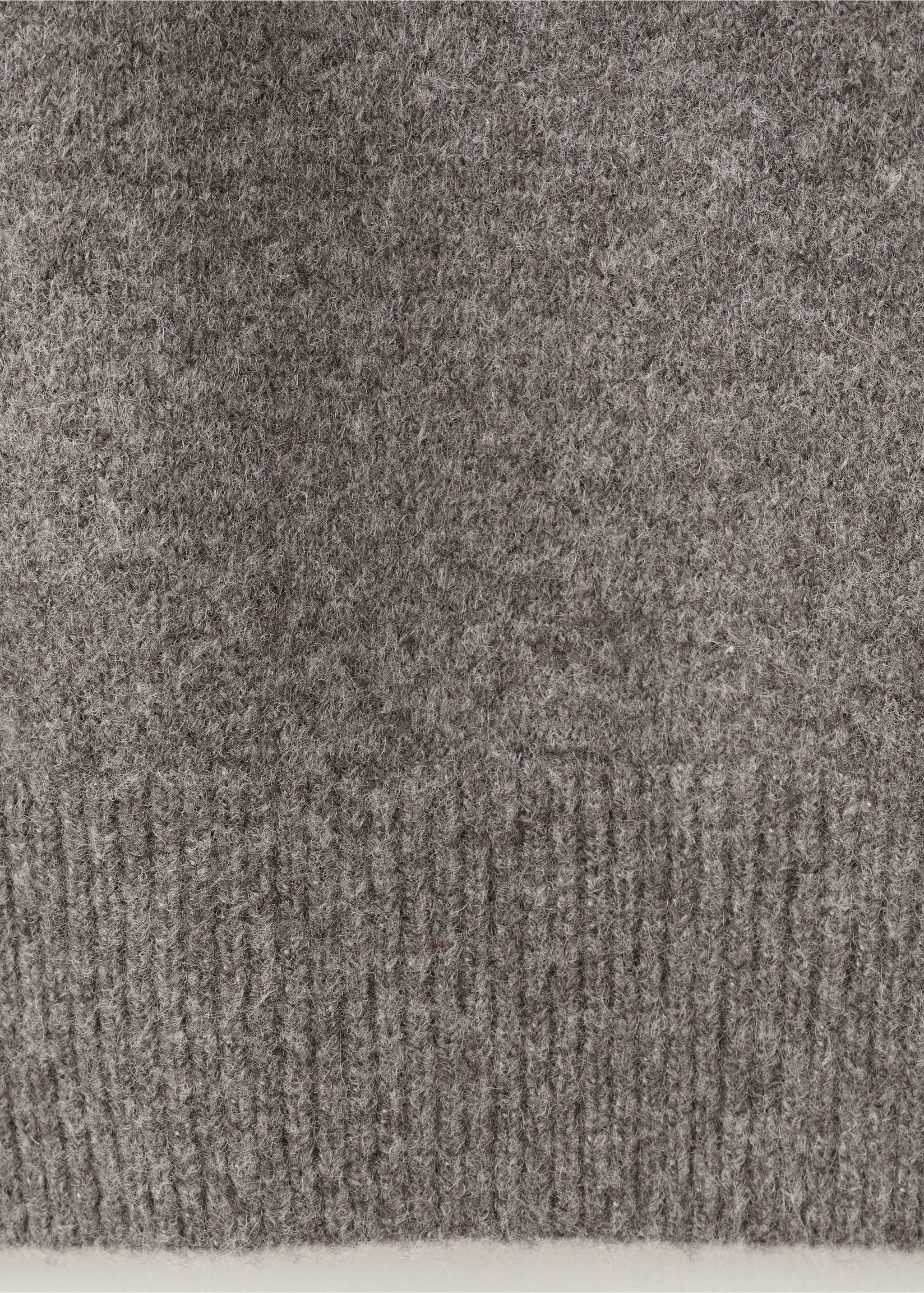 Crystal detail sweatshirt - Details of the article 0, Medium Brown. Ref: 17009118-00.