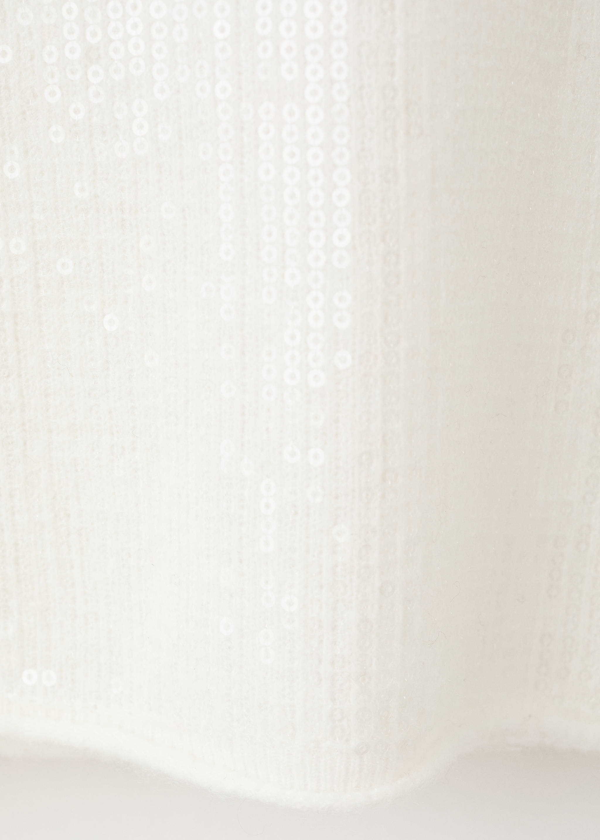 Short-sleeved sequin sweater - Details of the article 0