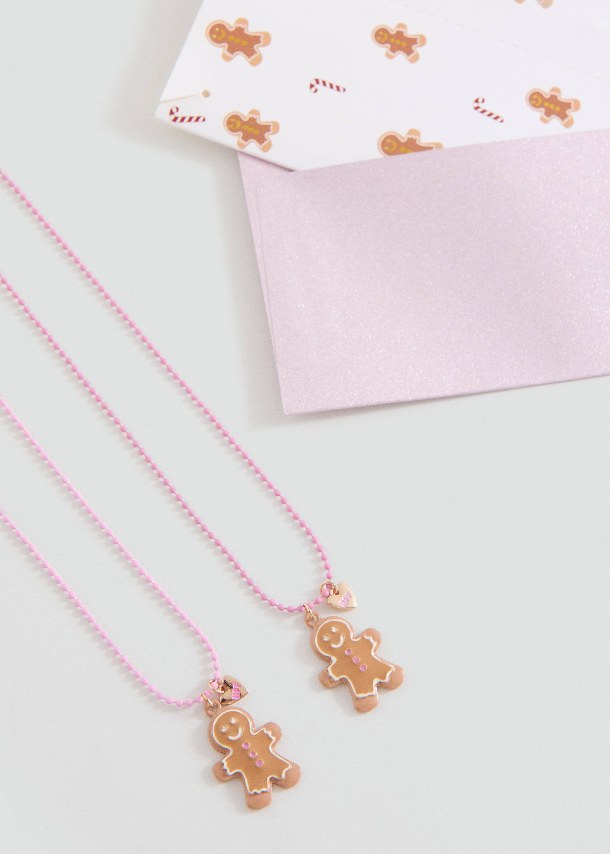 Pack of 2 Christmas necklaces - Medium plane