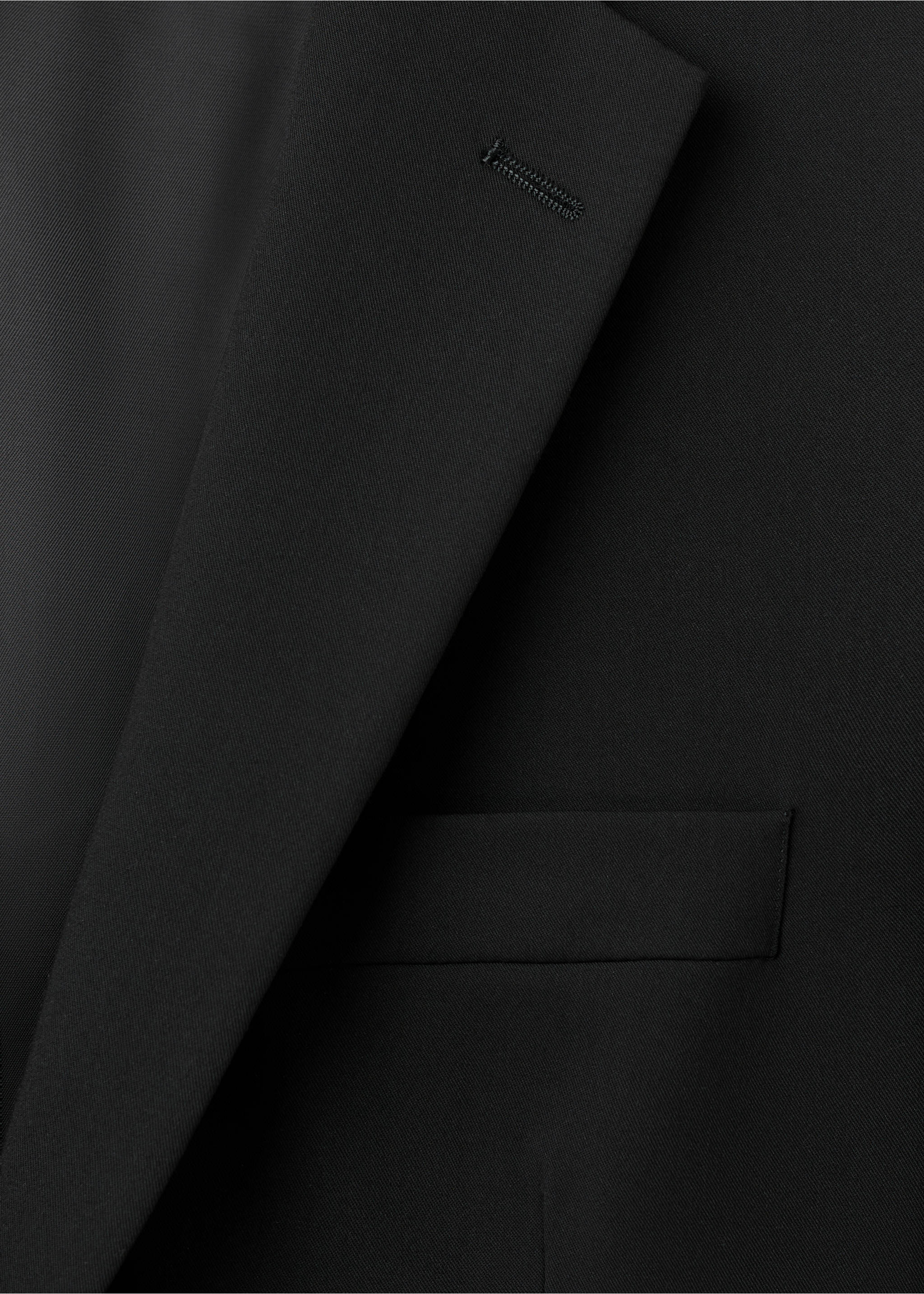 London regular-fit suit jacket - Details of the article 8, Black. Ref: 17009607-00.