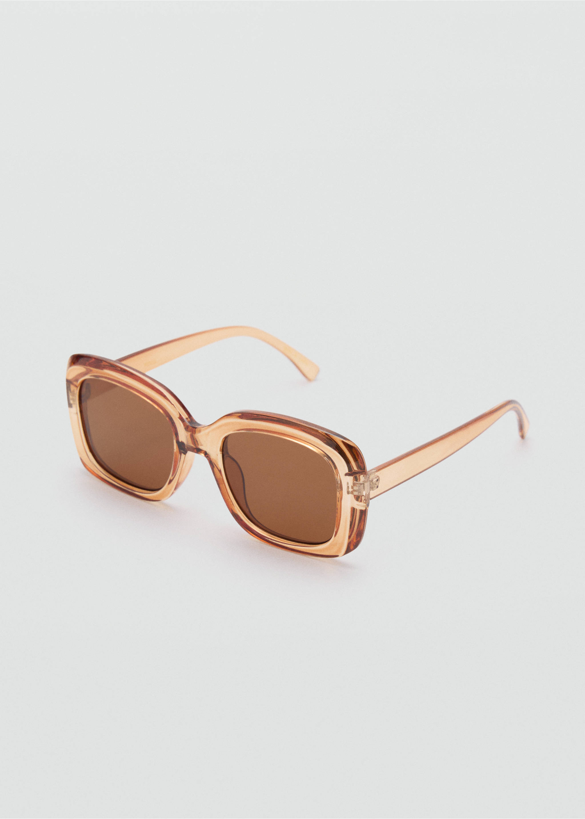 Squared frame sunglasses - Medium plane, Peach. Ref: 17011127-00.