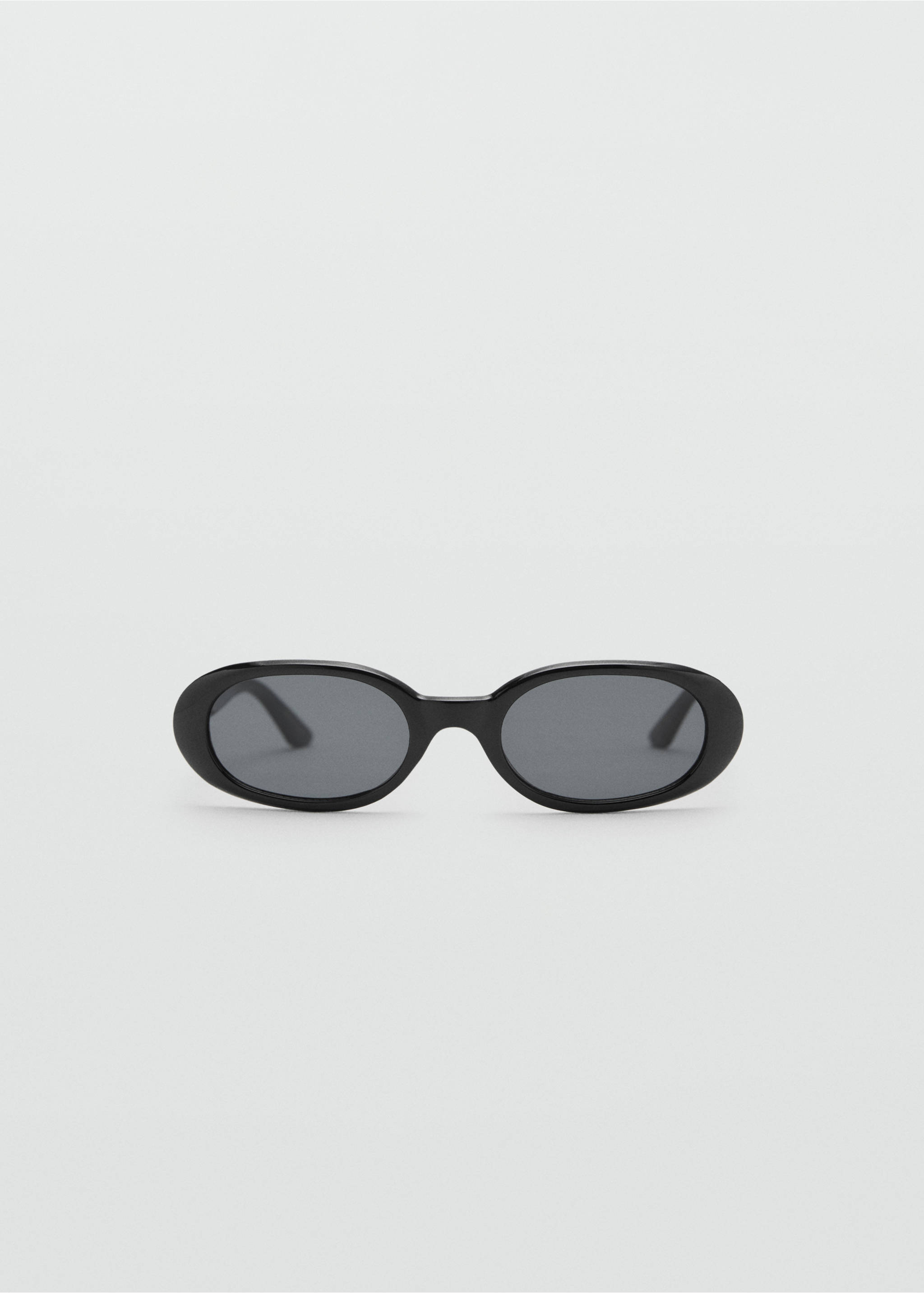 Sonnenbrille mit ovaler Fassung - Artikel ohne Model, Schwarz. Ref: 17011128-00.