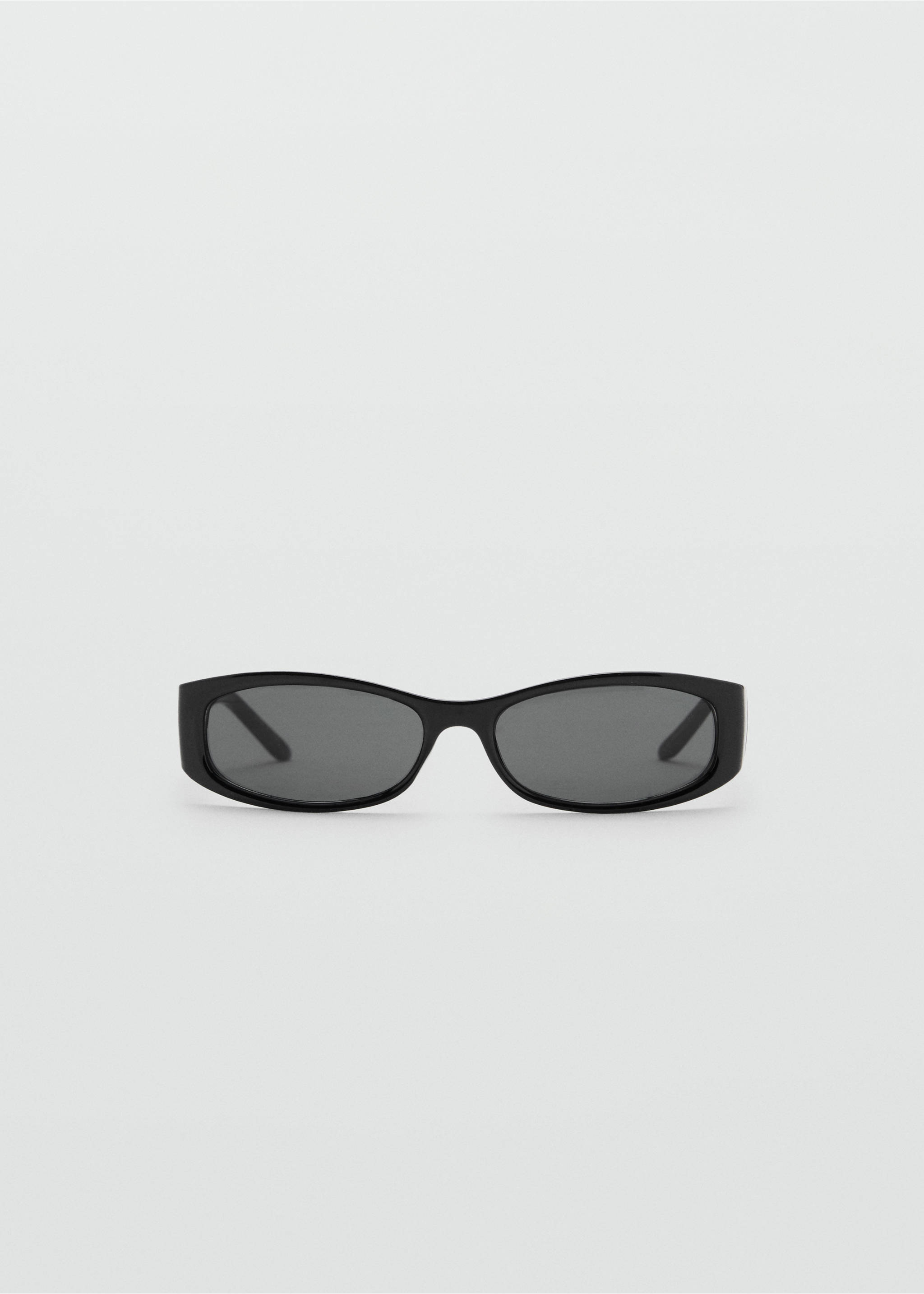Rectangular-frame sunglasses - Article without model, Black. Ref: 17011129-00.