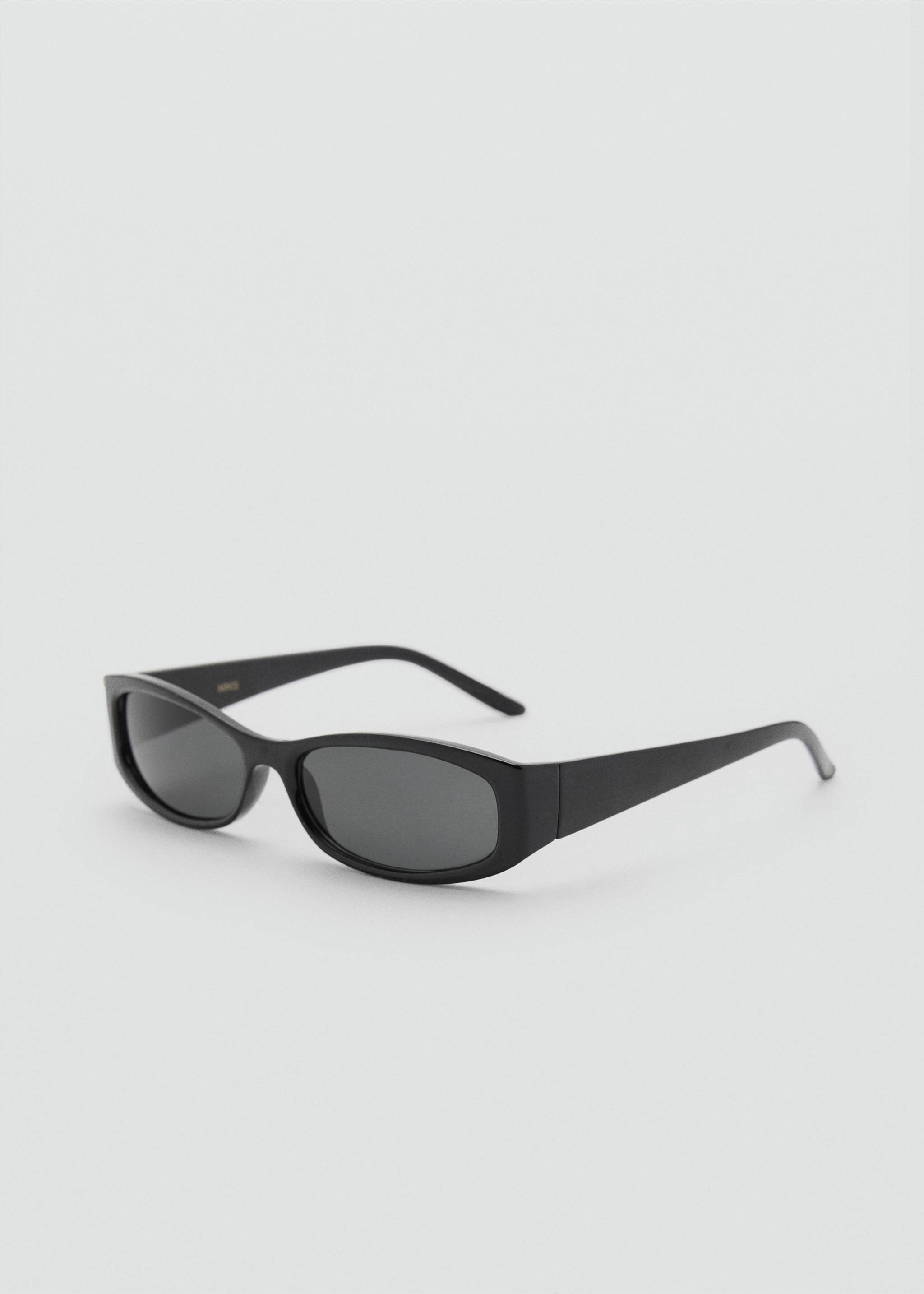 Rectangular-frame sunglasses - Medium plane, Black. Ref: 17011129-00.