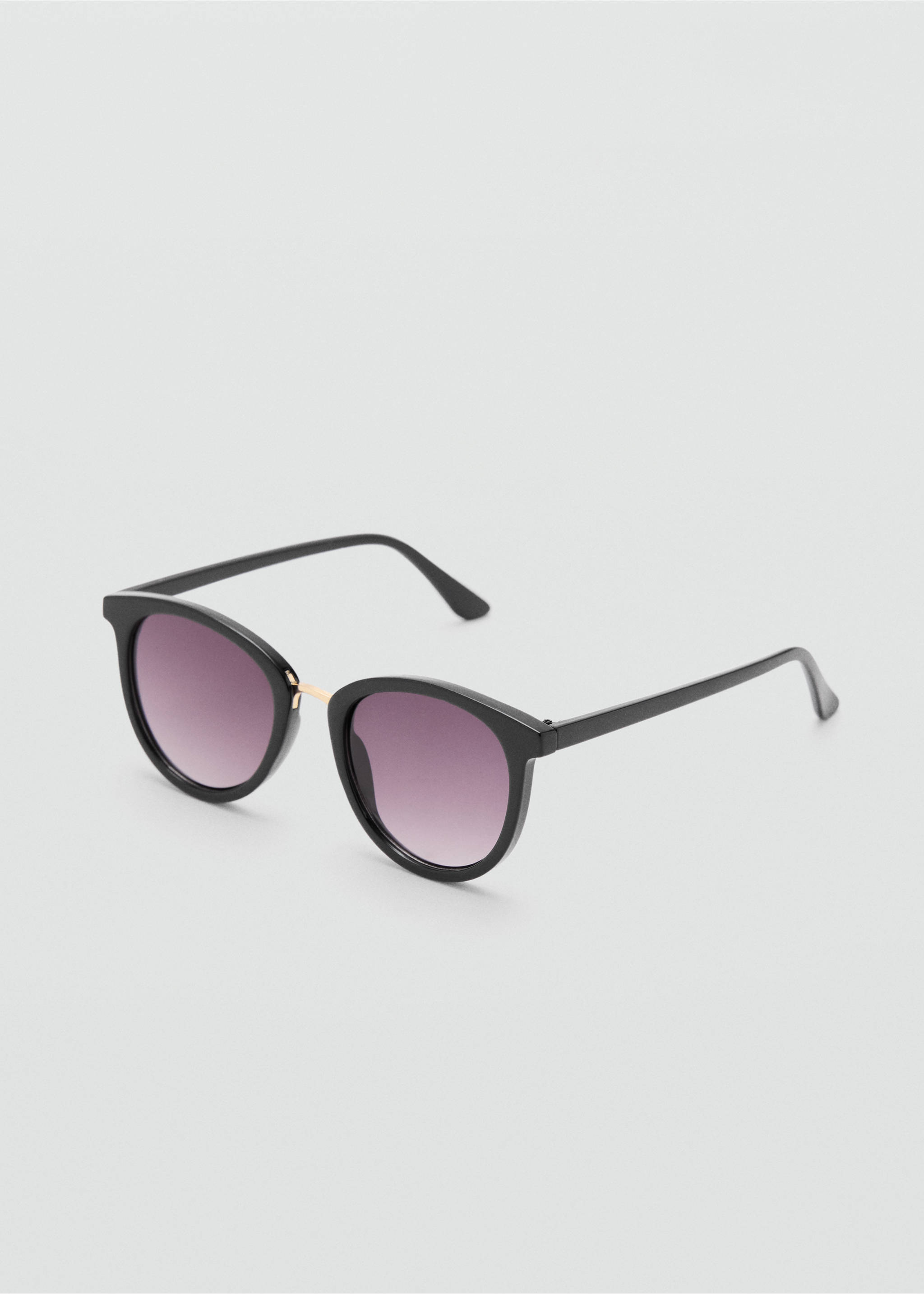 Metal bridge sunglasses - Medium plane, Black. Ref: 17011132-00.