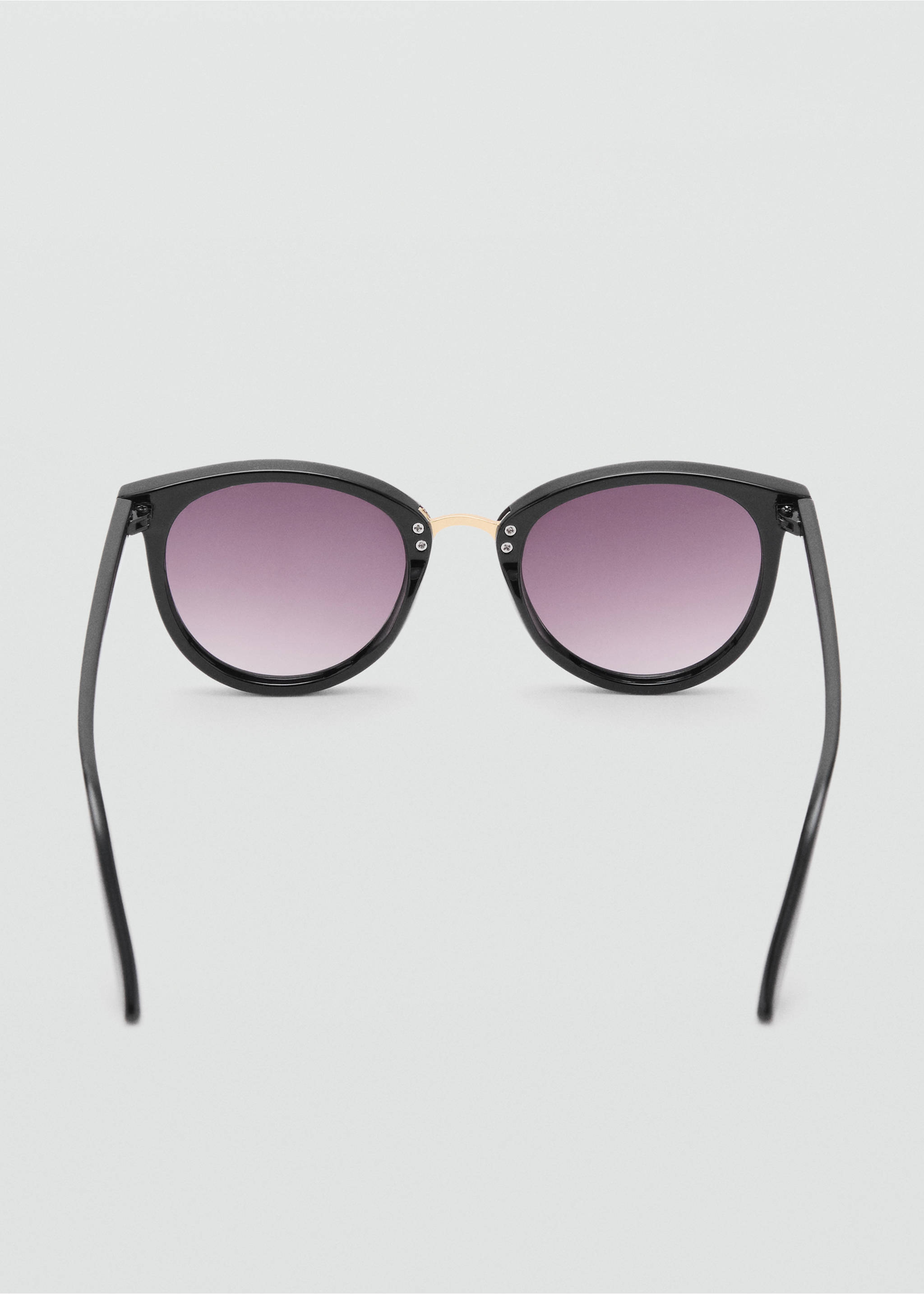 Metal bridge sunglasses - Details of the article 1, Black. Ref: 17011132-00.