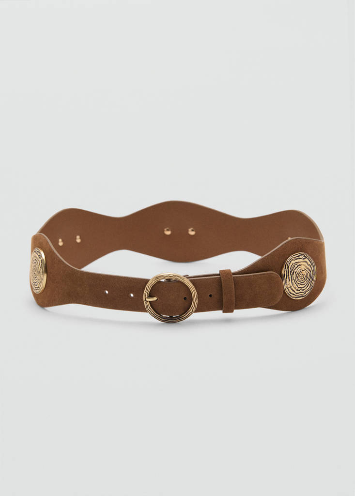Leather obi belt - Women | MANGO OUTLET USA display picture 1