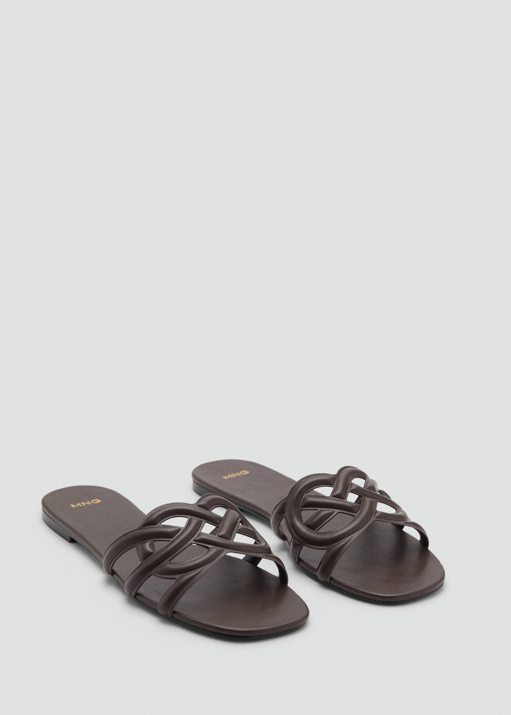 Cross-strap sandals - Medium plane