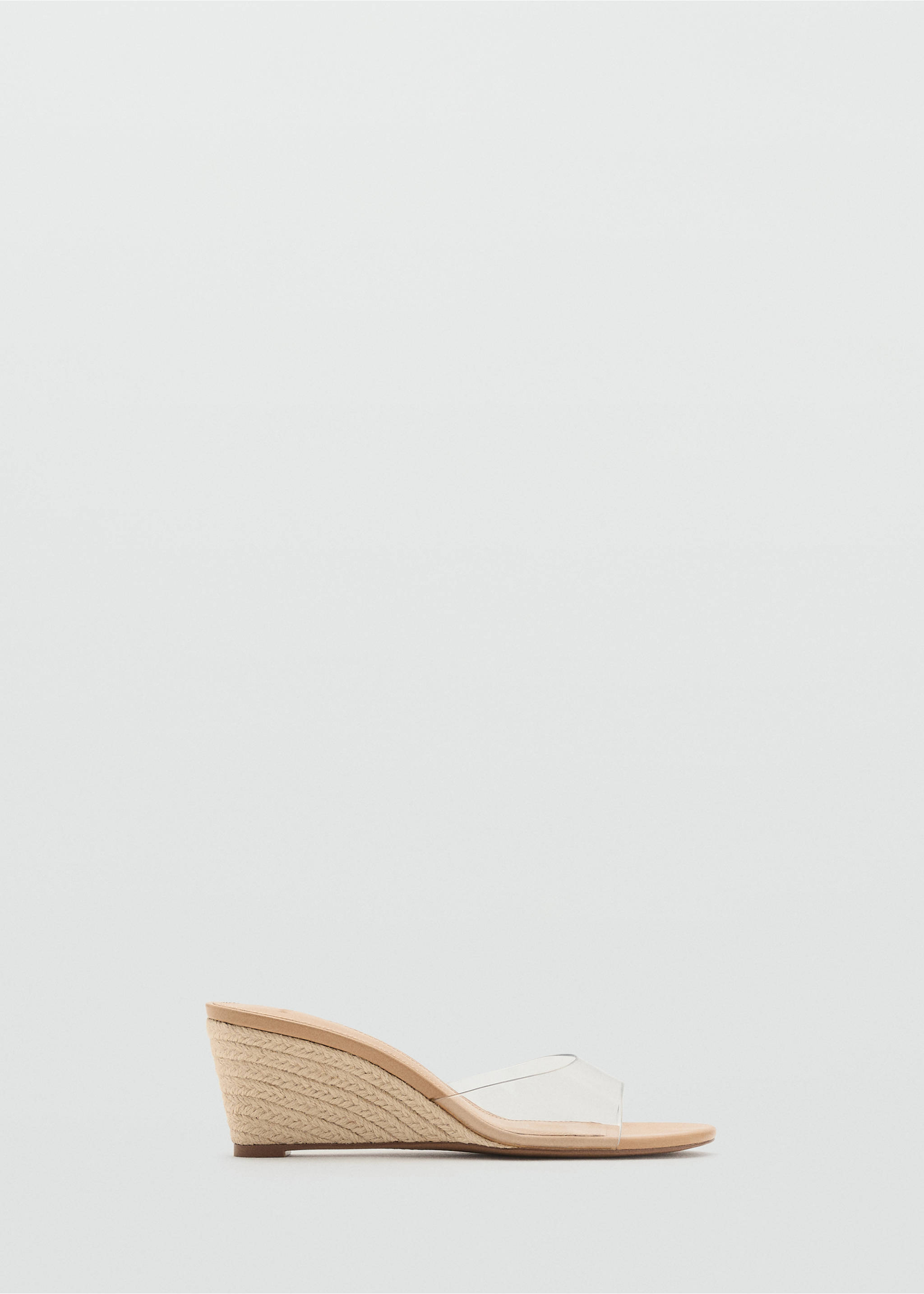 Vinyl wedge sandals - Article without model, Nude. Ref: 17011158-00.