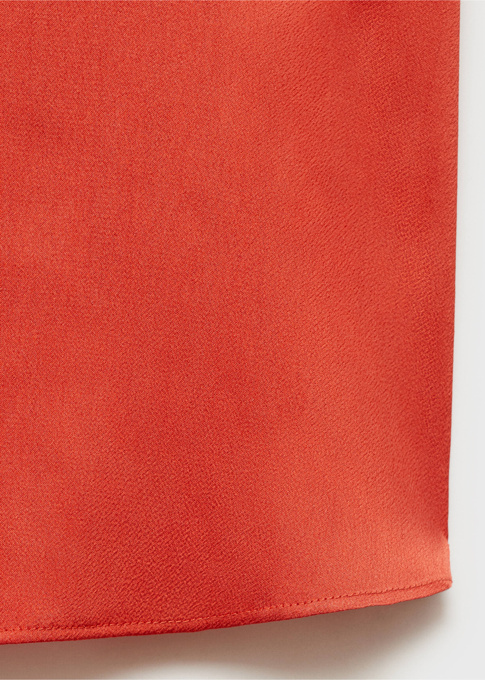 Short sleeve fluid shirt - Details of the article 0, Red. Ref: 17011160-00.