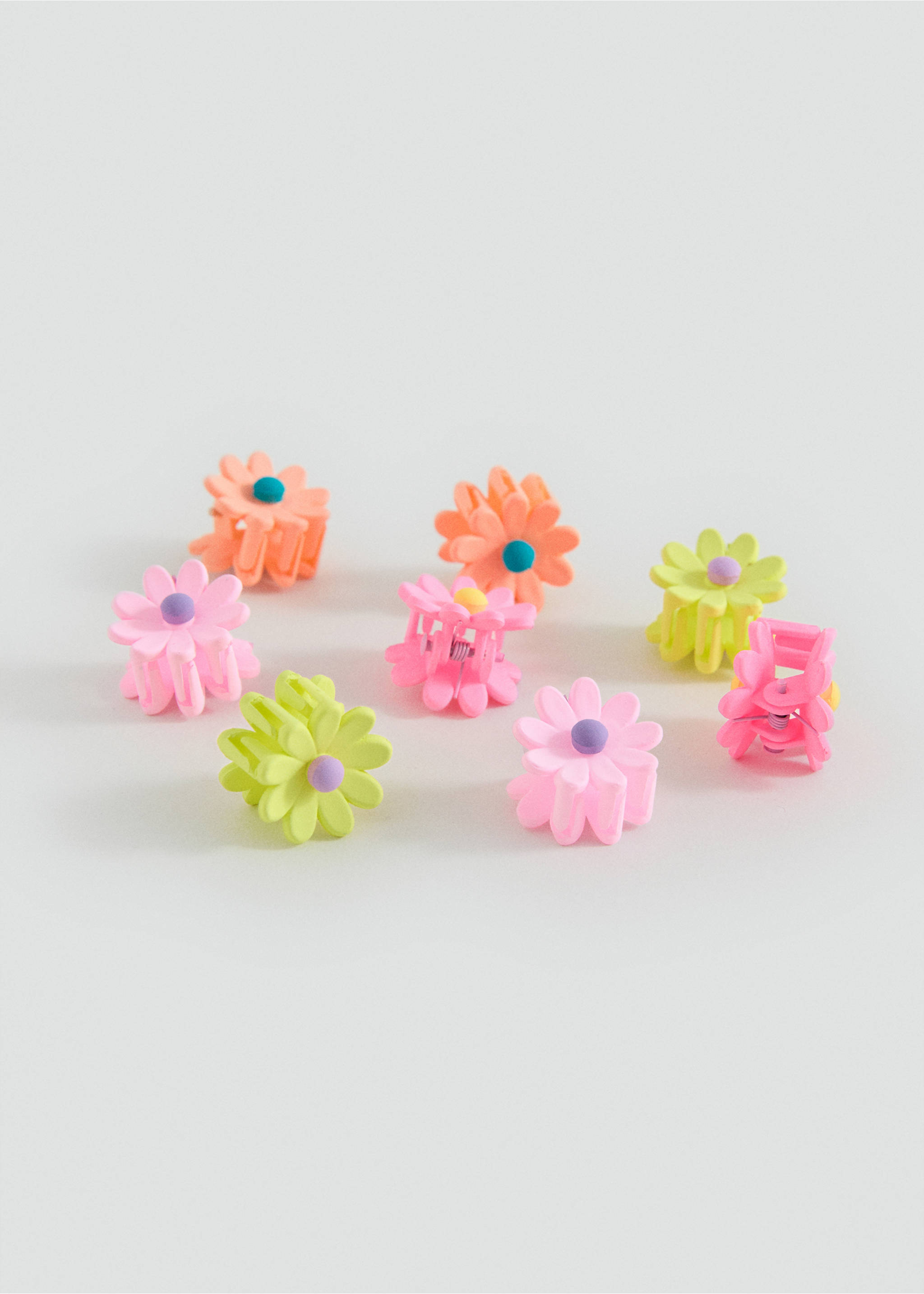 Pack of hair clips - Medium plane, Yellow. Ref: 17011162-00.