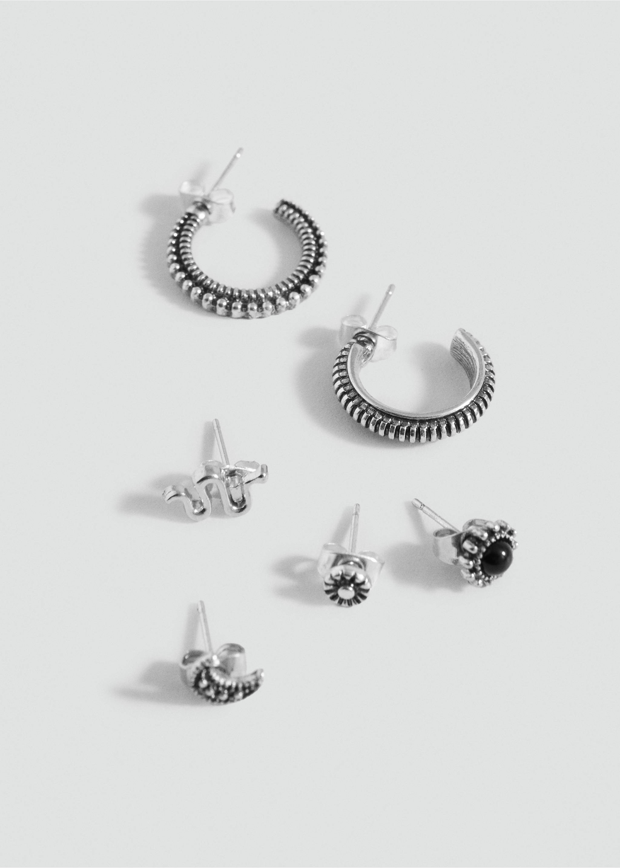 Pack 6 orecchini - Piano medio, Argento. Ref: 17011180-00.