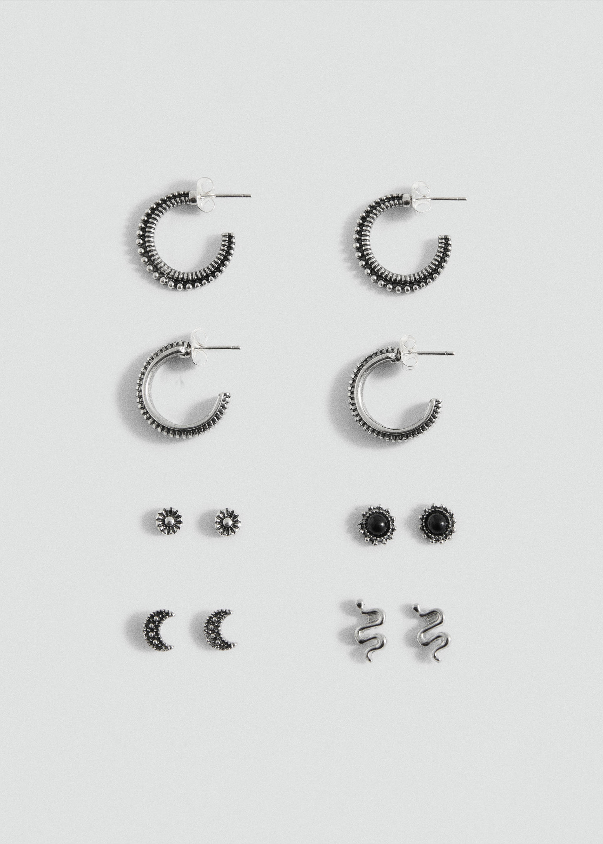 Pack 6 orecchini - Articolo senza modello, Argento. Ref: 17011180-00.