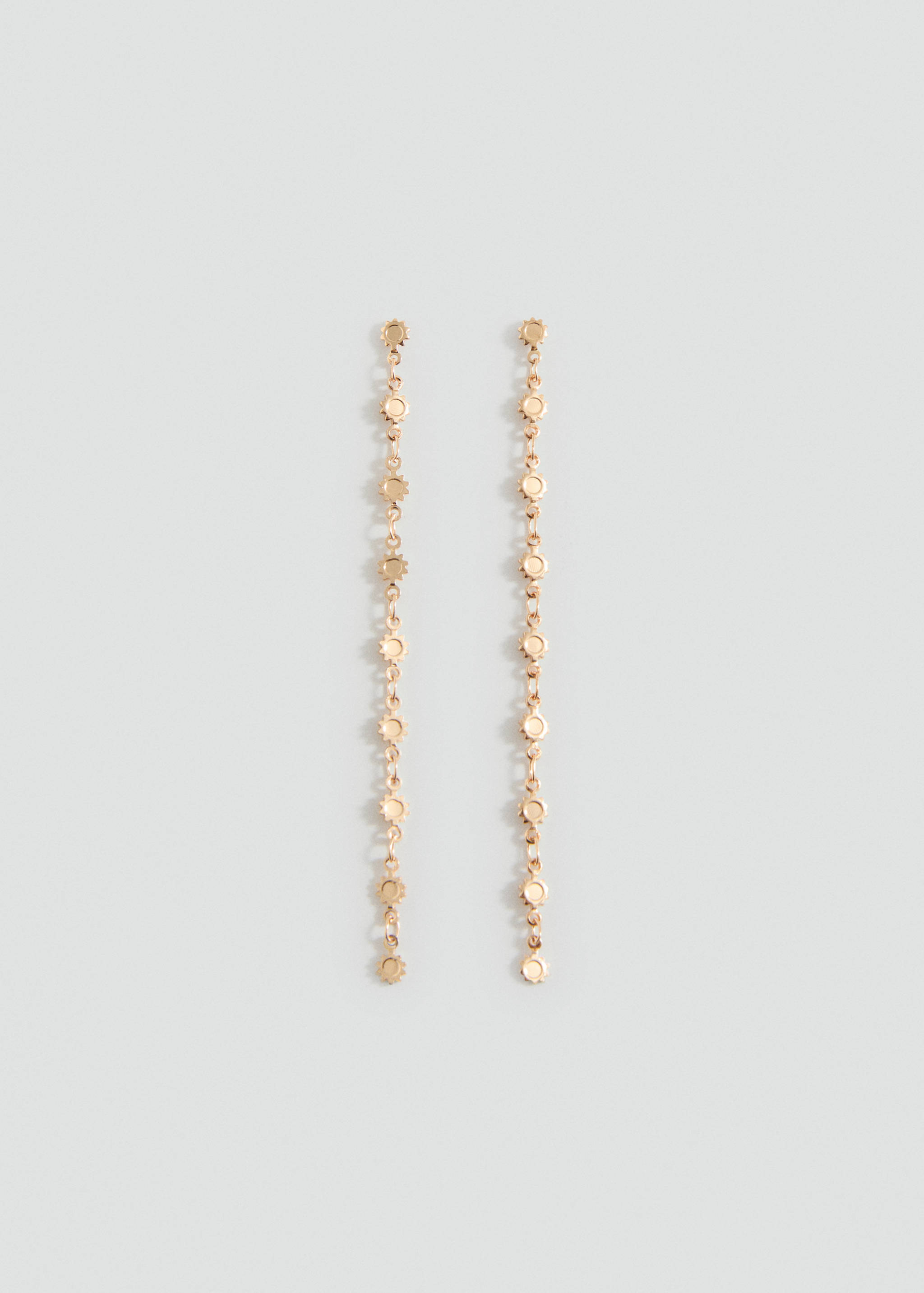Long sun earrings - Article without model