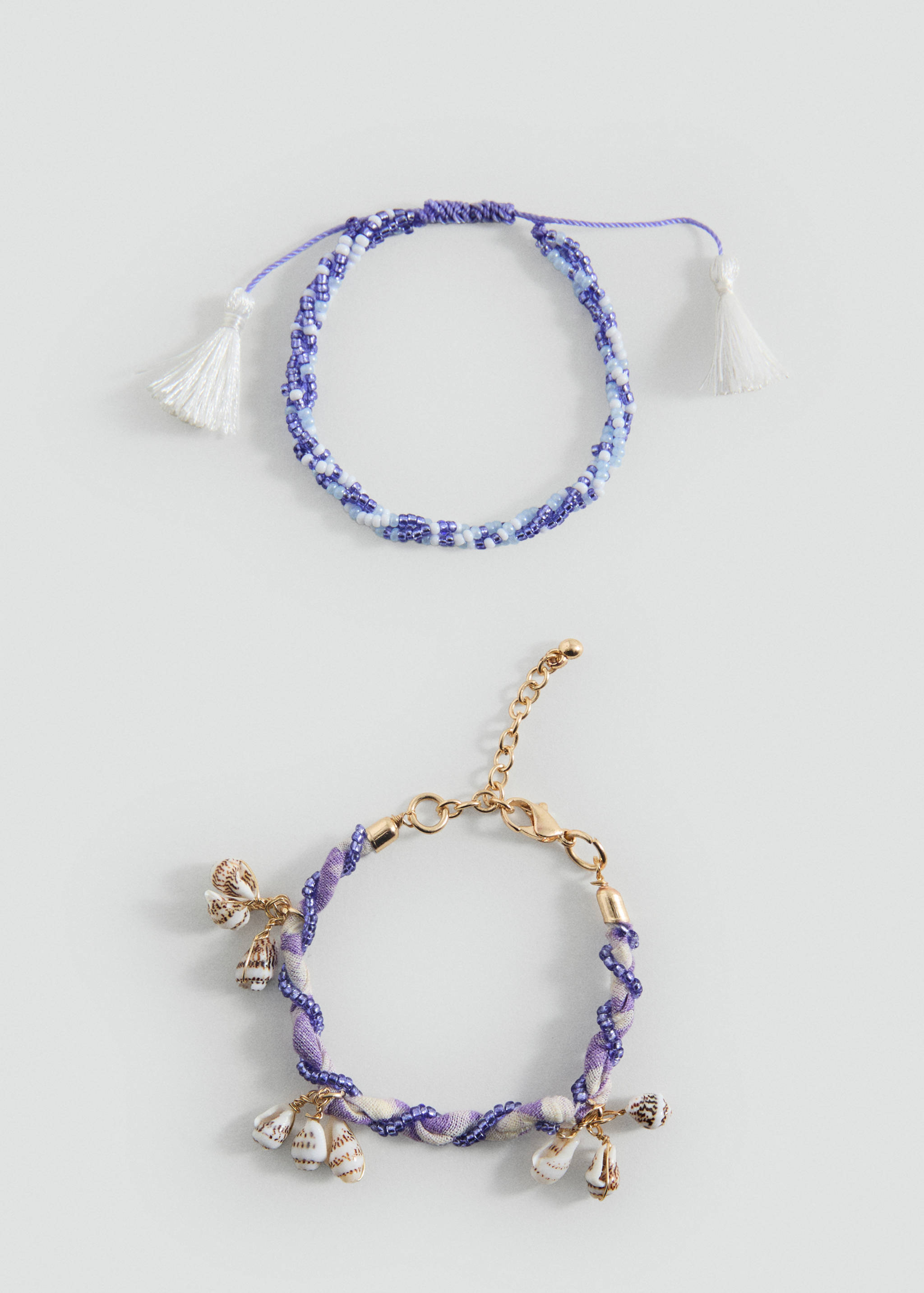 Pack 2 bracelets de cheville combinés - Article sans modèle