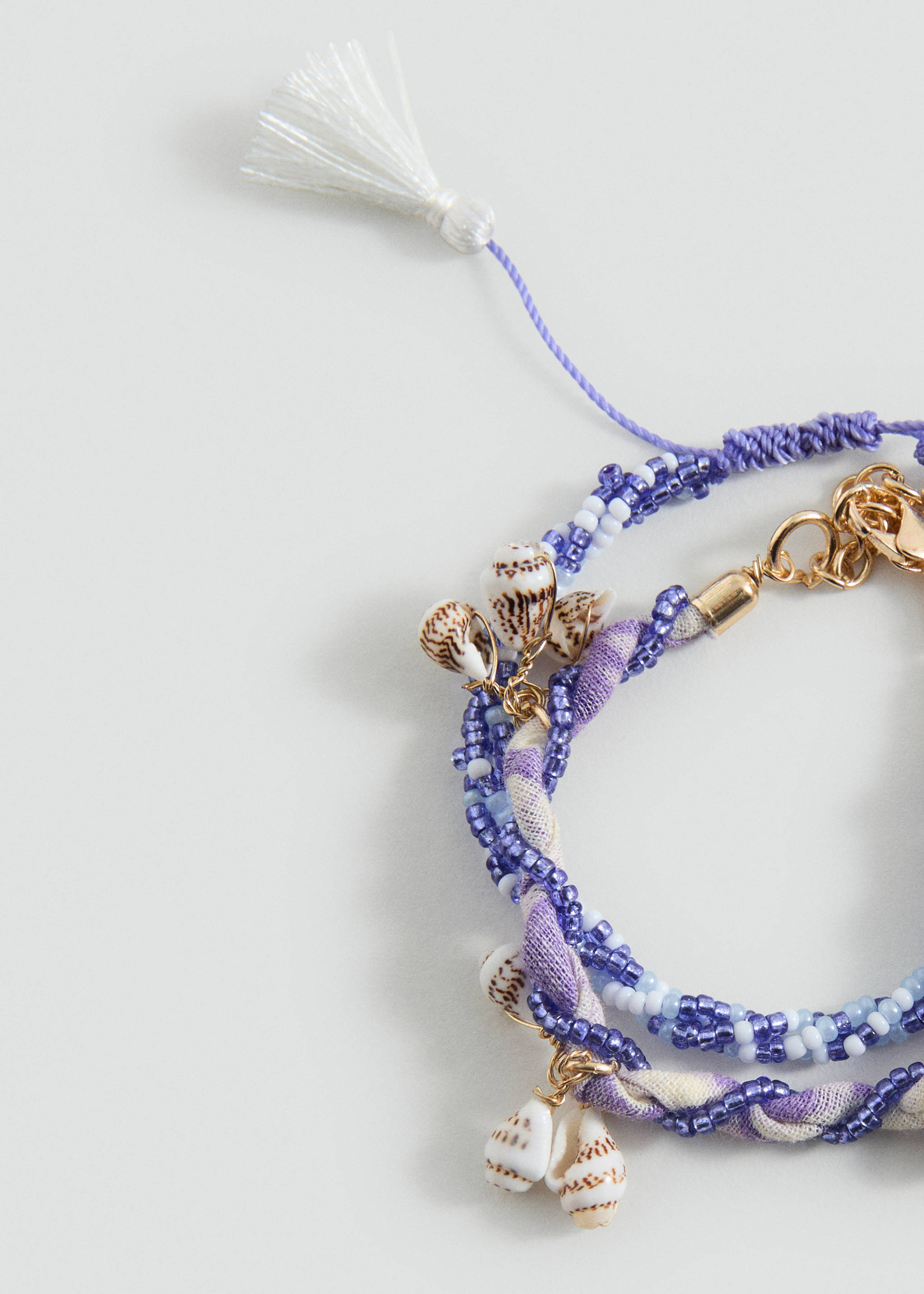 Pack 2 bracelets de cheville combinés - Plan moyen