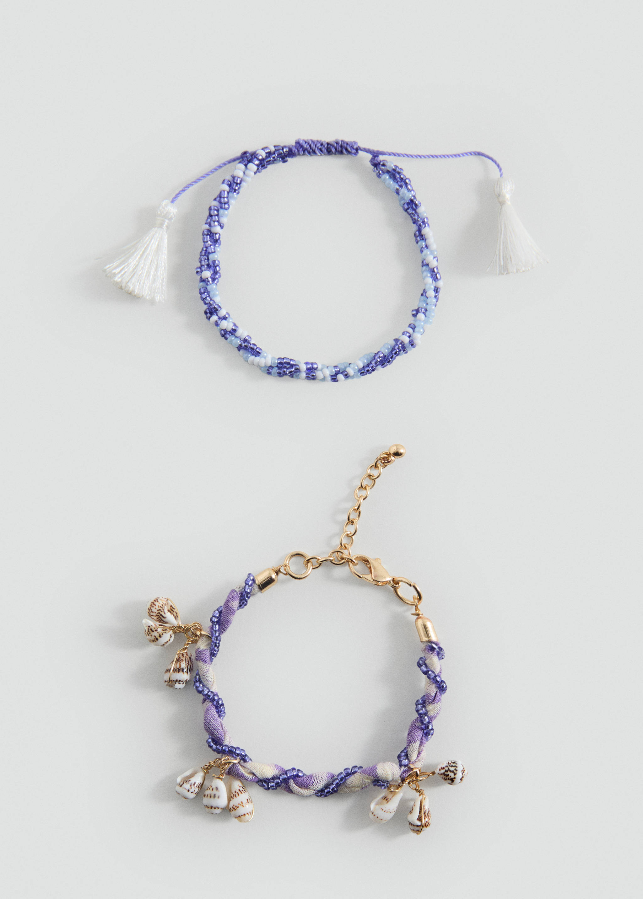 Pack 2 bracelets de cheville combinés - Article sans modèle