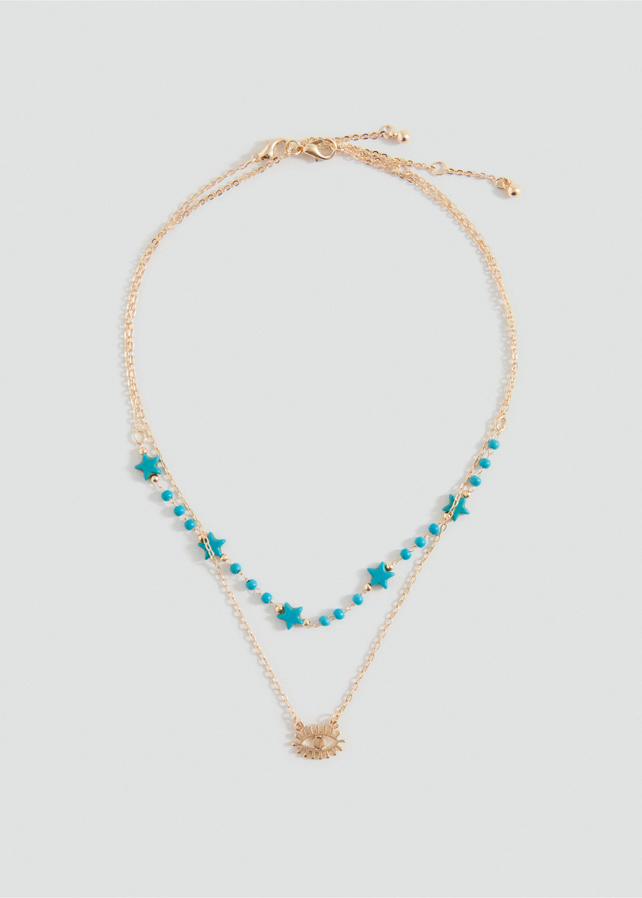 Lot 2 colliers - Article sans modèle, Or. Ref: 17011190-00.