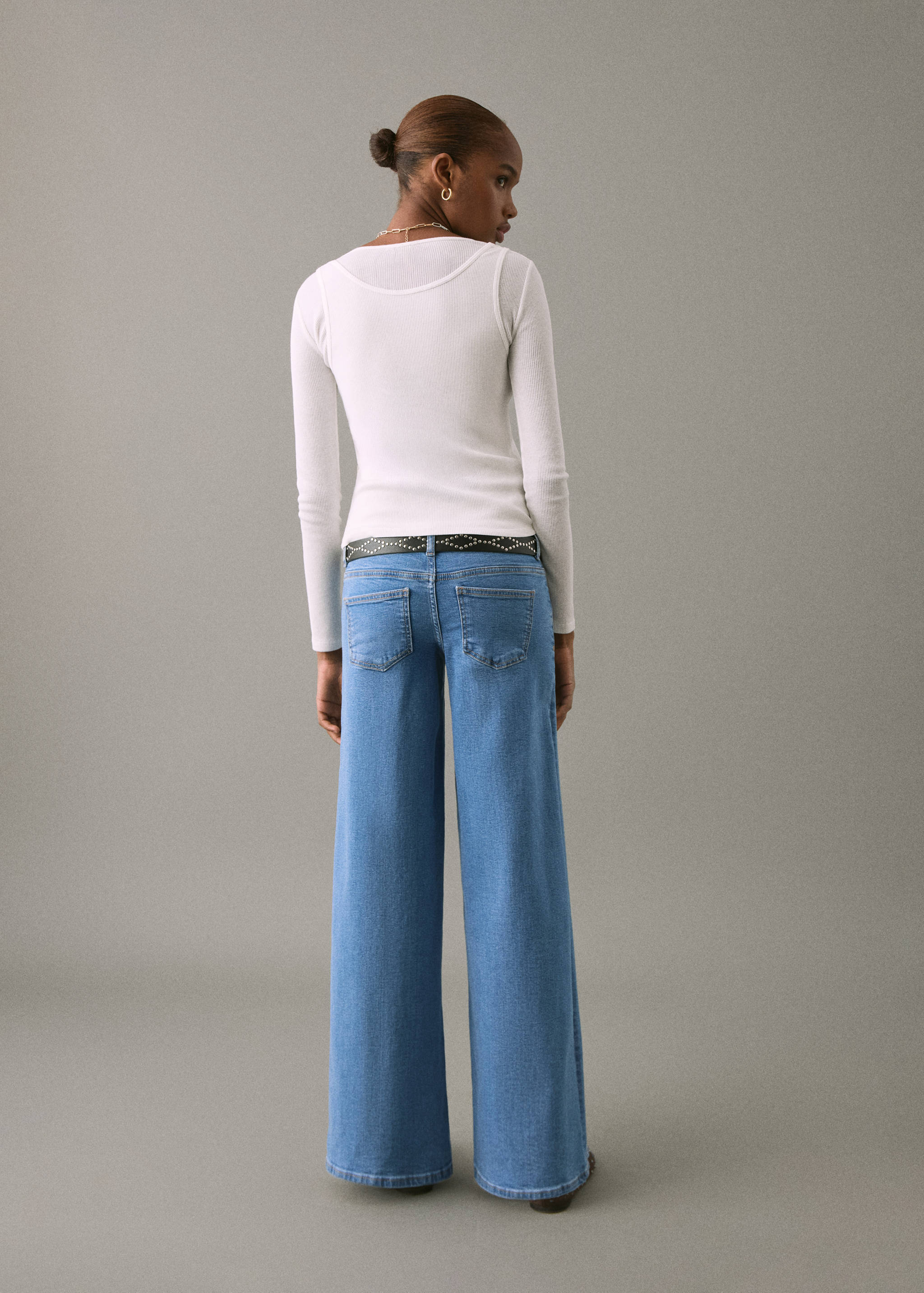 Jean taille basse large - Verso de l’article